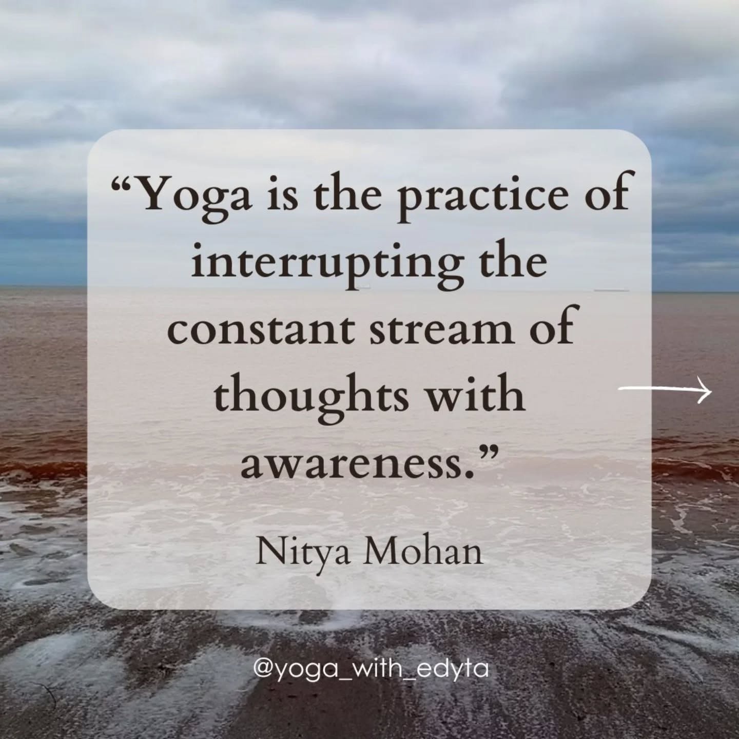 ✨🧘 Why do I practice yoga? Because yoga clears the mind. And yes - sometimes my motivation also comes from the need to feel better in my body.
Yesterday, I heard Nitya Mohan say, “Yoga is the practice of interrupting the constant stream of thoughts with awareness.” I smiled because it reminded me of my very first yoga experience at the age of 16. Later, hatha yoga helped me connect body and breath, as the practice of asana slowly grew, and it has always helped clear my messy mind.
I just wrote a new blog post about this process; it’s on my website. I’d love for you to read it and let me know what you think. 🧘✨
#yoga #emobiedyoga #beyondasana #mind #svasthayoga