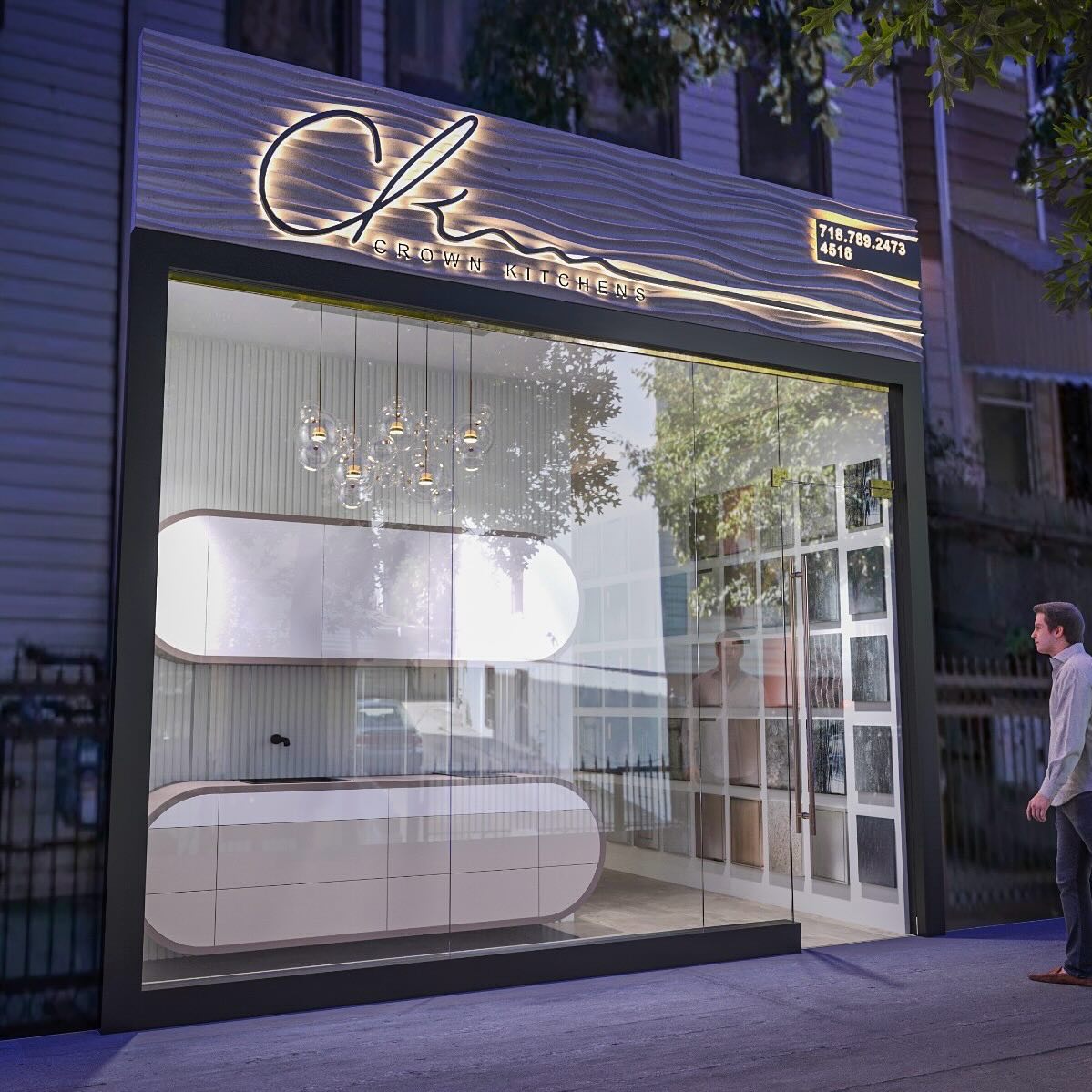 From Concept to Creation
Swipe to see our design dreams come true! From futuristic concept to captivating reality! Take in the sleek, modern sign that commands attention at the entrance of Crown Kitchens.
@seeit_signs
@crownkitchensinc
@olympicglassny
@white_socks_designers
#SignDesign #ExteriorDesign #CreativeSigns #UniqueDesign #OriginalCreation #ModernDesign #MinimalisticStyle #FuturisticDesign #BlackAndWhite #DesignInspiration #RenderVsReality #SignageInspiration #CreativeProcess #DesignJourney #DesignInspo #GraphicDesign #ArchitecturalDesign #InnovativeDesign #ArtisticCreation #VisualIdentity #DesignGoals #DesignerLife #DesignInspiration #ArchitectureDesign #CreativeMind #DesignersOfInstagram