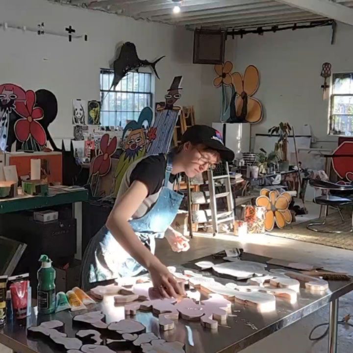 Many days spent in the studio making my brain children reality