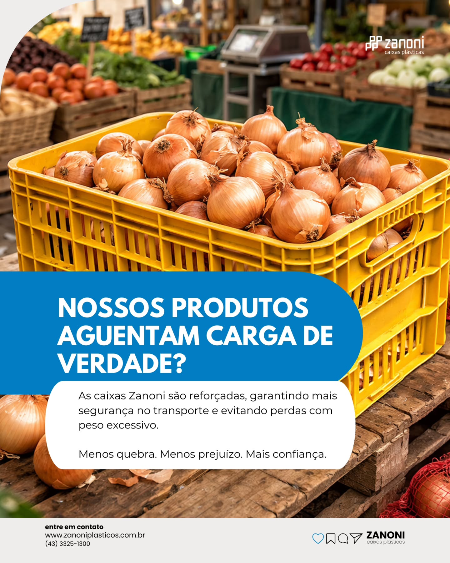 A sua carga exige resistência de verdade — e não dá pra arriscar.
Nossas caixas são desenvolvidas para suportar peso elevado sem comprometer a estrutura, garantindo mais segurança no transporte e menos perdas no caminho.
Porque quando a embalagem falha, o prejuízo vem junto.
Com a escolha certa, você tem:
✔️ Mais resistência
✔️ Menos quebras
✔️ Mais segurança na operação
✔️ Mais confiança no resultado final
Quem trabalha com carga pesada precisa de solução à altura. 💪📦
📲 Fale com a gente e conheça a linha ideal para sua operação.
#logistica #transporte #resistencia #qualidade #caixasplasticas