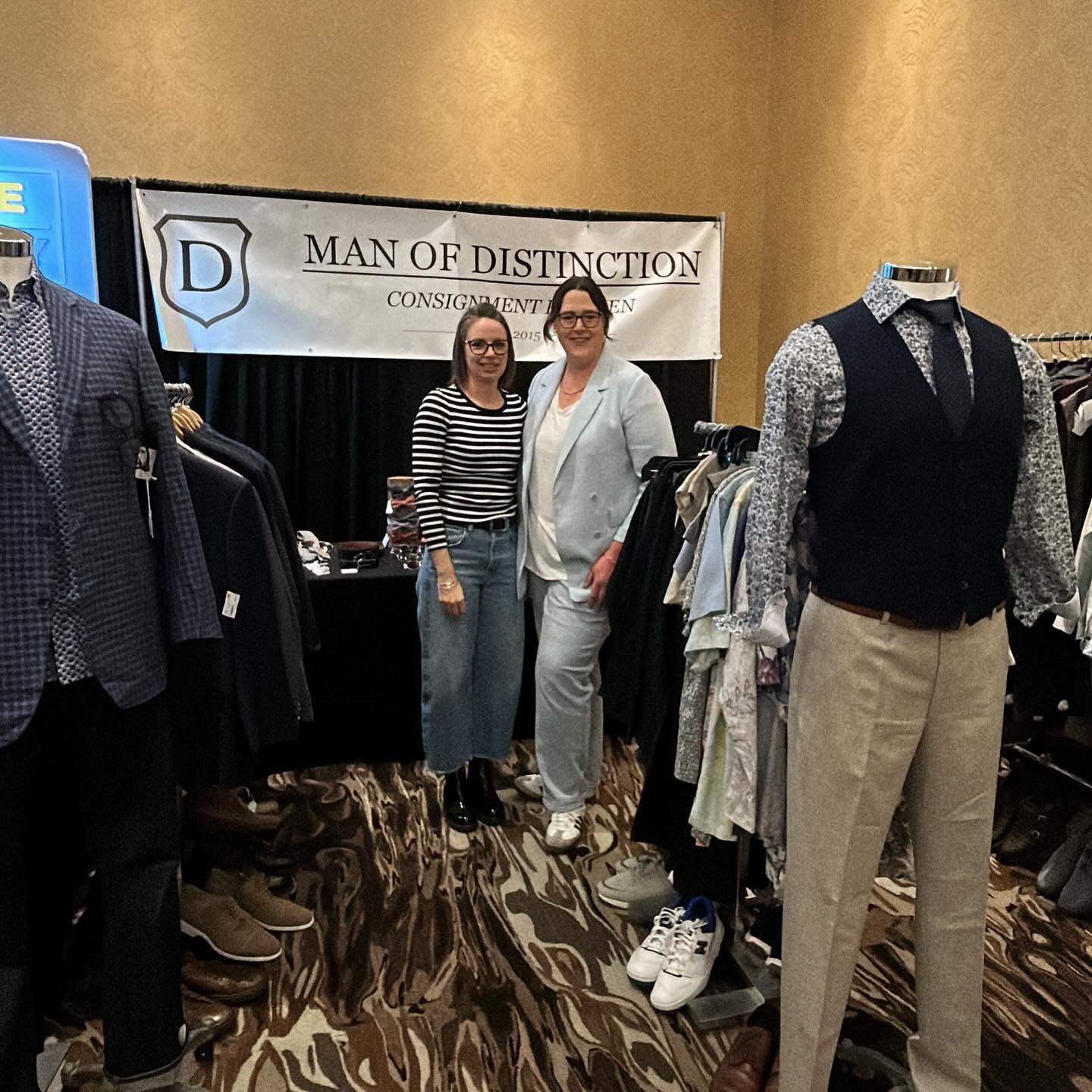 Mariella & Kristin are at the Wedding Fair at the Deerfoot Inn and casino today, until 4pm representing our brother stores! Go say hey to them at the Man of Distinction booth!