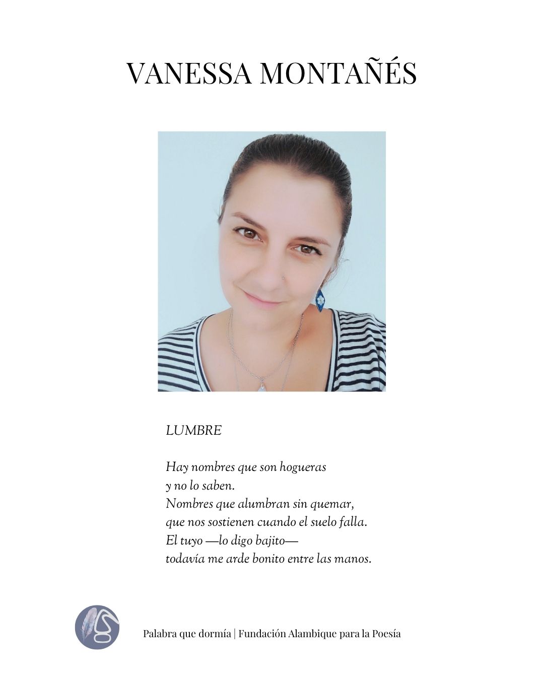 La palabra que salva — versos que llegan y se quedan. Link in Bio en Publicaciones #poesía #literatura #verso #VanessaMontañés