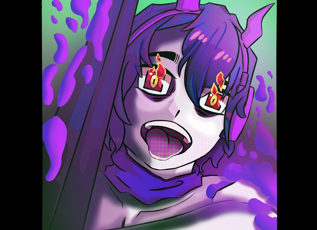 I may have went mad with this one. This was meant to be another artist who required me to make a comic. That’s not happening so instead I’m doing a highly rendered neon style BECAUSE THATS SO MUCH EASIER! So I draw Franco going mad.
The artist whose style I’m mimicking here is @par0llel ignoring how strong their colour palette is I wanted to study shading, shadows, and 3D-ness as it’s so vivid in their art. I don’t think I fully figured it out. There must be some trick to this kind of thing, but I like the final product. It’s nice 😊.
#ocart
#dndocart
#stylechallenge