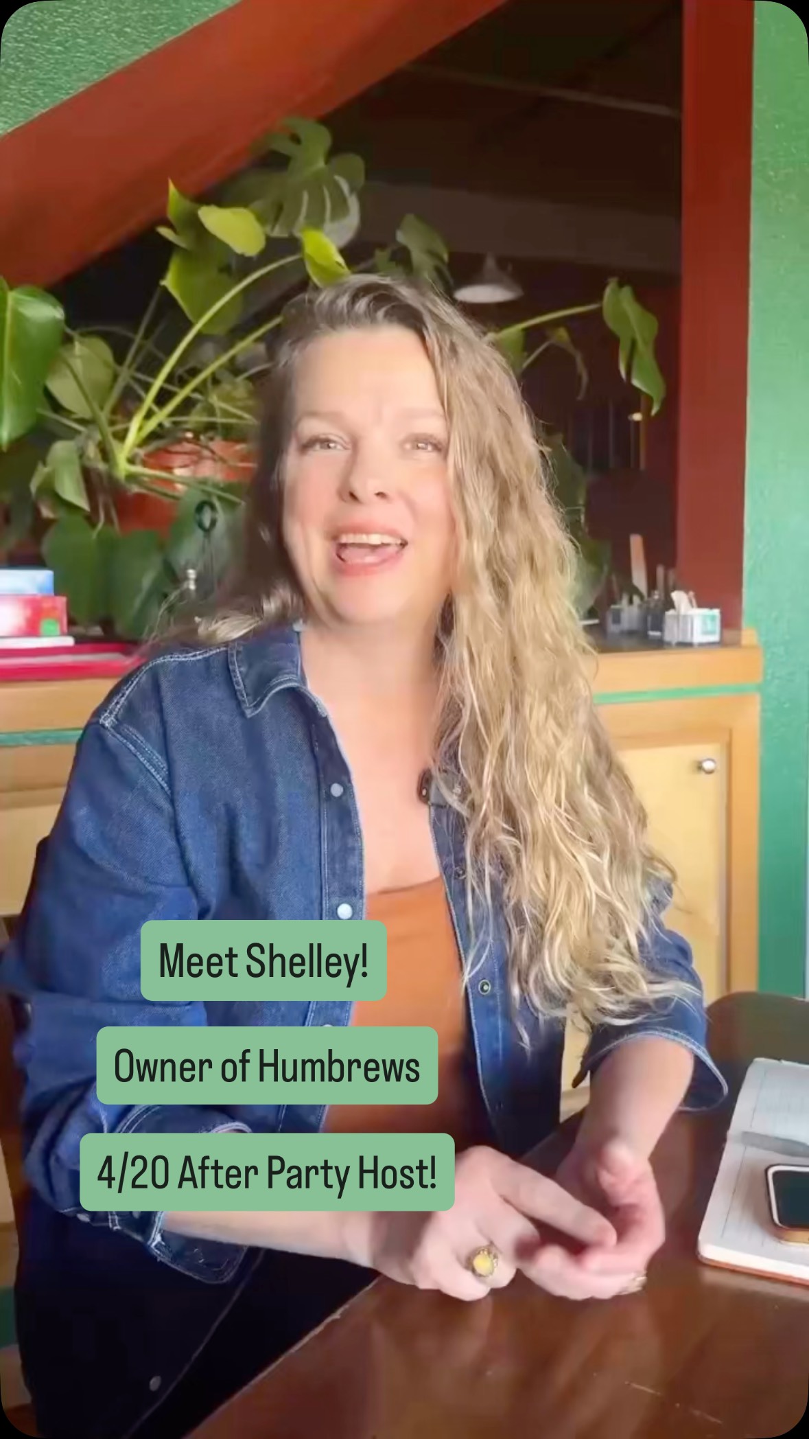 Meet Shelley, new owner of @humbrews_official! They’re hosting two amazing Green Week events, INCLUDING the 4/20 after party! (Entry is included in the Dispensary Flight Tour, check the link in our bio for tickets!) 🎫🍺🍃