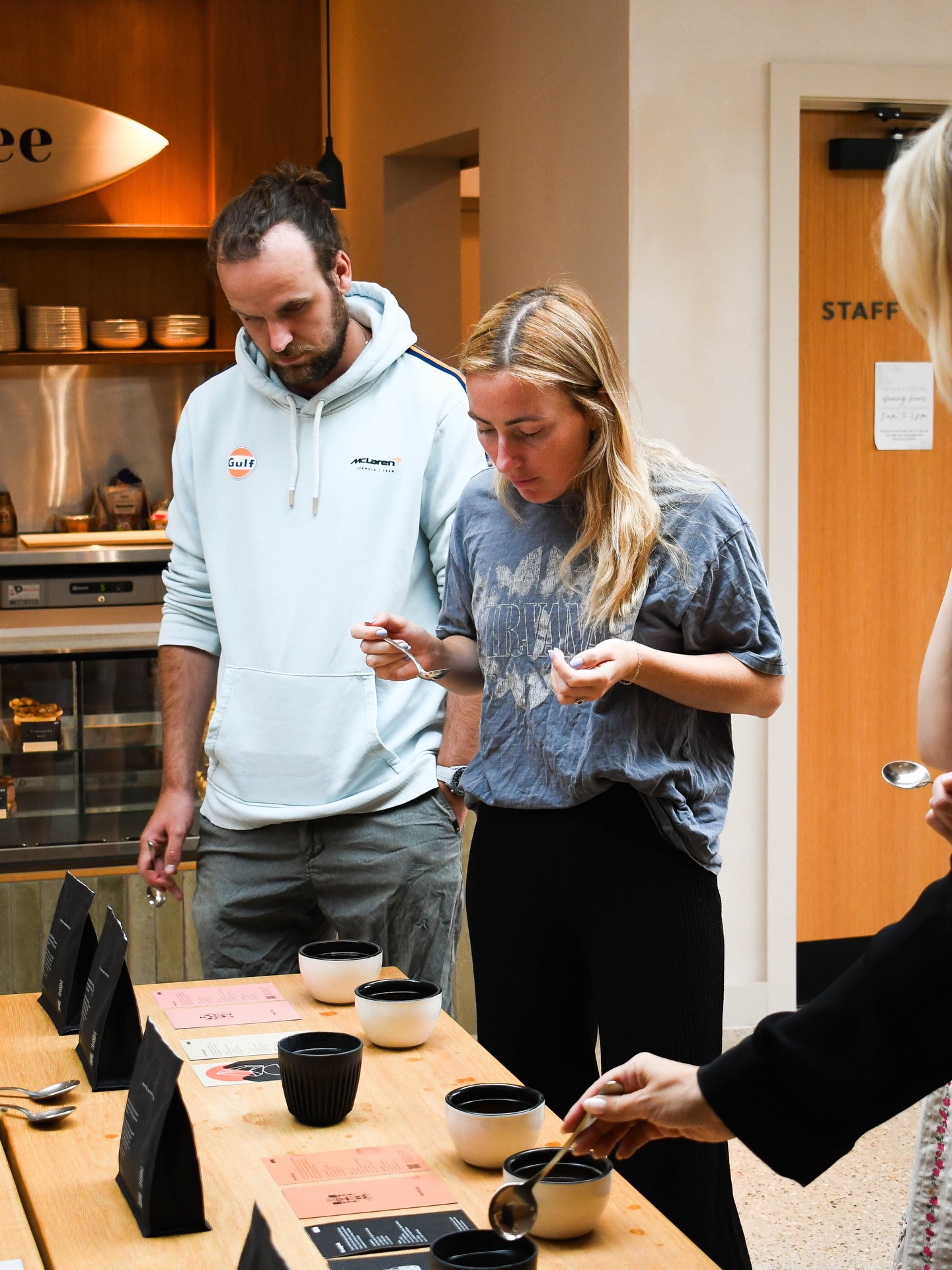 Ever wondered how coffee experts taste coffee?
That’s where coffee cupping comes in. It’s part of our training (and so much fun!) and it’s also a fun way to explore flavours, aromas, and textures in different coffees - from fruity to chocolatey, bright to smooth.
We’ve hosted cupping workshops with @origincoffeeroasters before and can’t wait to do it again - it’s the perfect way to learn, taste, and discover your new favourite coffee!
👉 Have you ever been to a coffee cupping workshop? Tell us what you thought in the comments!
#devonandcornwall #wavicoffee #coffeecupping #coffeeworkshops