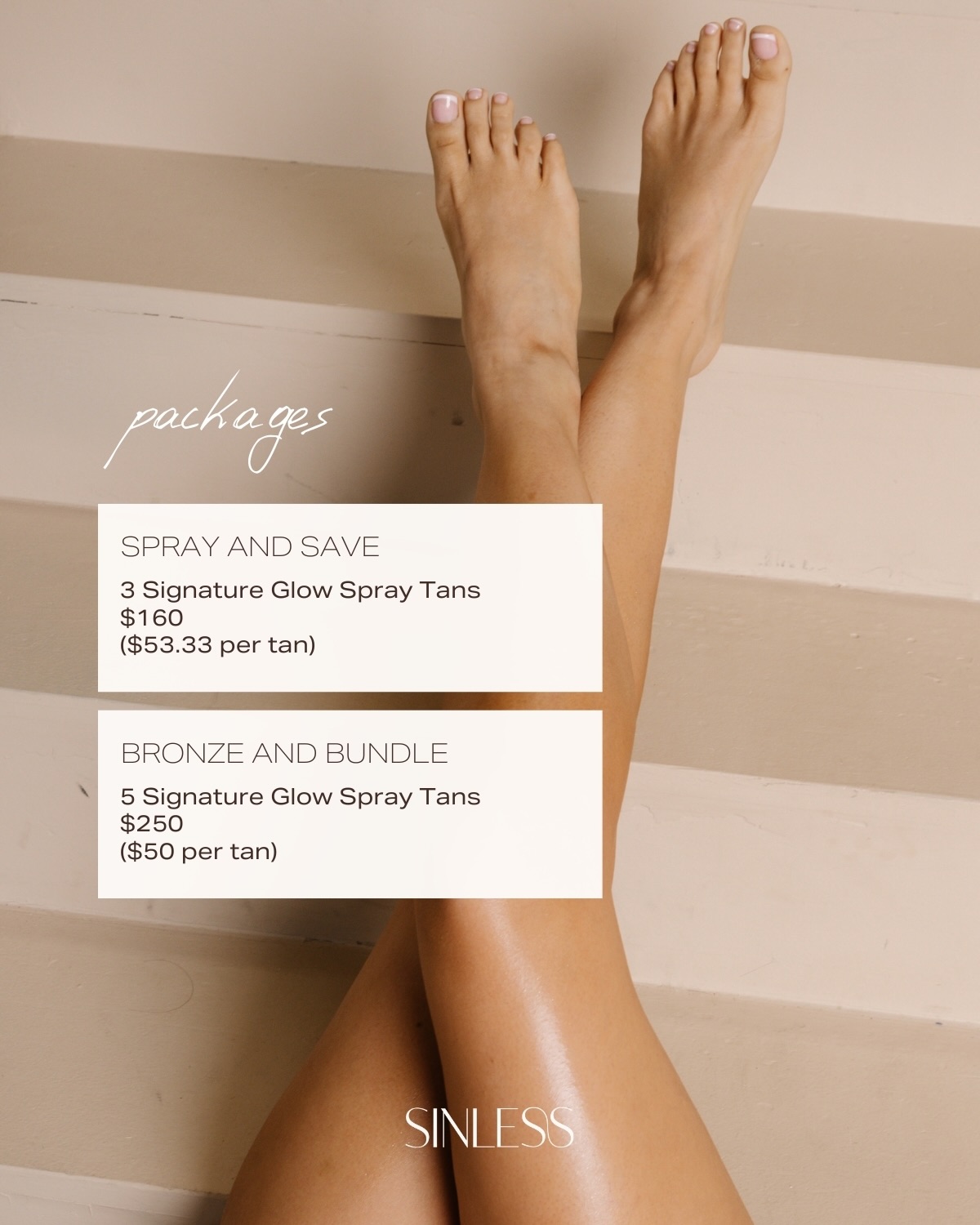 WHAT SETS US APART? ↓
〰 open 7 days a week with early and late appointments
〰 the largest staff in the industry so booking is always easy
〰 memberships and packages to keep your glow consistent
〰 a welcoming studio that feels friendly, never intimidating
〰 conveniently located in Lincoln Park
〰 no pushy sales energy, just really good tans
Experience the difference at The Sinless Tan! Book online and ask about our packages and membership at your next appointment!
#spraytanchicago #chicagoliving #lincolnpark #spraytans