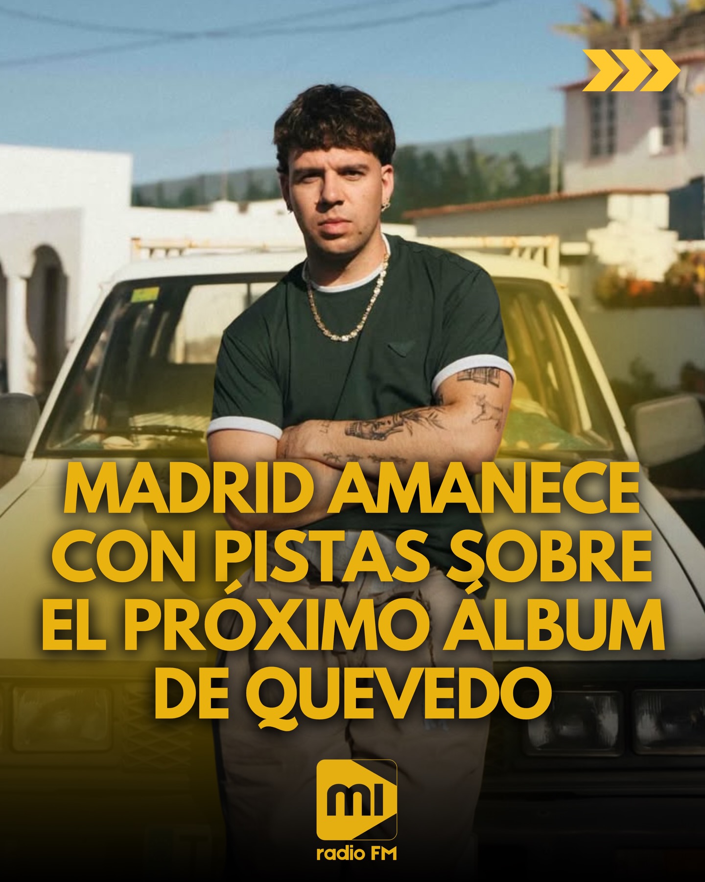 El día de hoy la ciudad de Madrid amaneció con pistas sobre el próximo álbum de @quevedo.pd y todo apunta a que se va a titular “EL BAIFO” 🇮🇨🐐