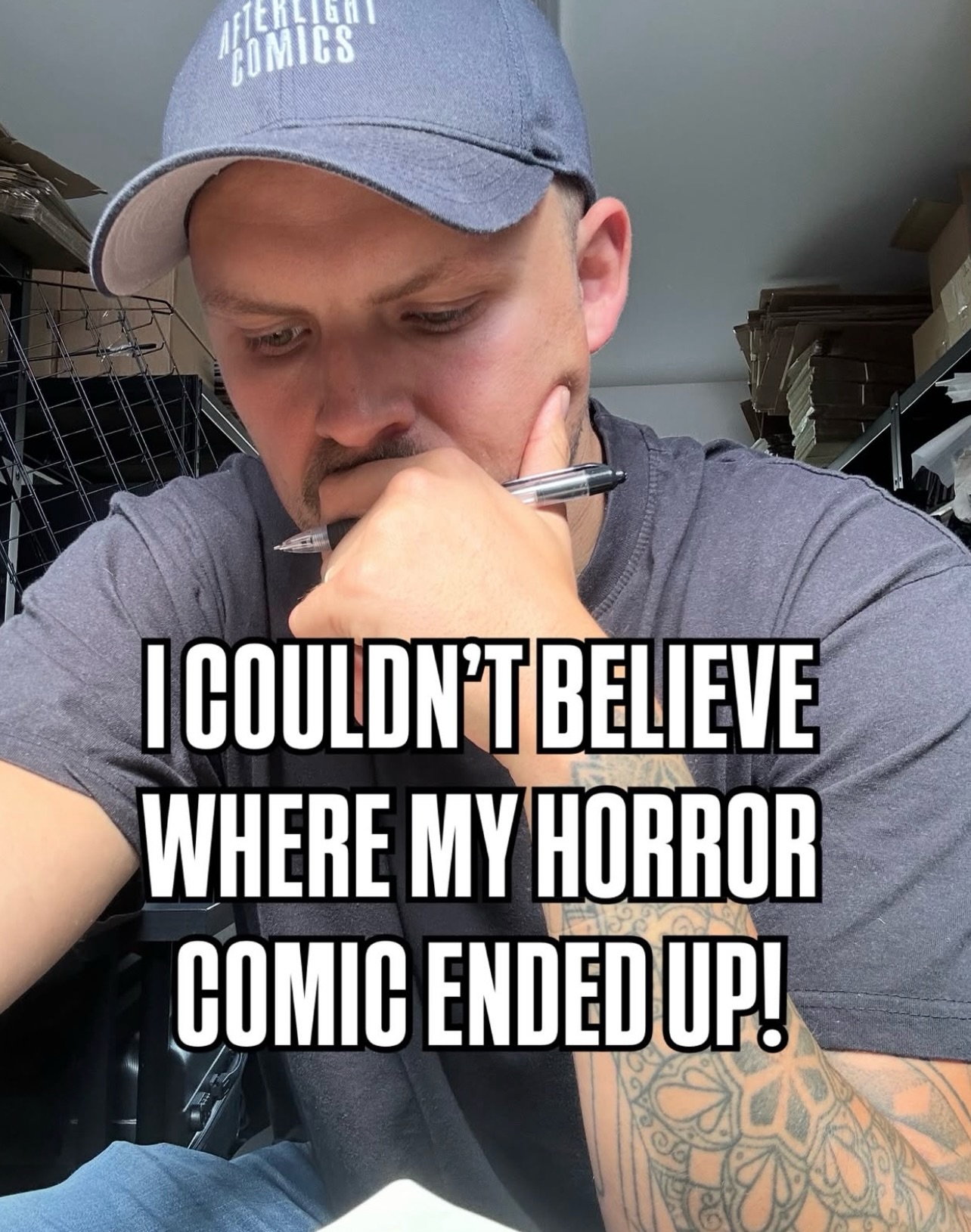 I couldn’t believe where my Horror Comic ended up!
Thanks so much @the_mothman_museum ❤️