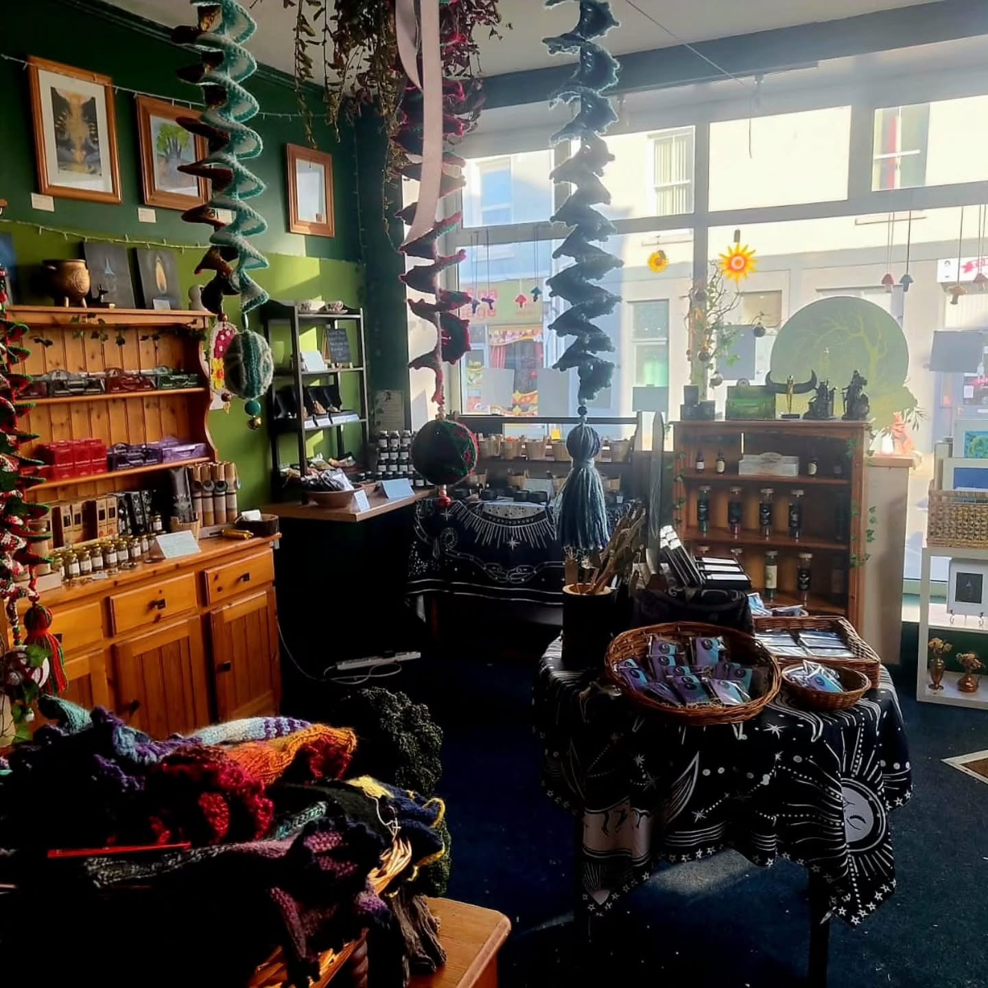 Good morning Wytches, the last few days I've been hard at work stacking shelves with all of our products. I'm not stopping until all of our stock is back.
That being said I'm retiring a few products, adding some new ones, bringing some old ones back. In the past I have mass produced a lot of our products, going forward, we are going shelves deep, and wide; making sure we always have plenty of our stock!
We've just spent the last week creating signs all around the shop; but I've already decided to change them to white on black card 🤣
We are back open on Tuesday, don't forget Tuesdays we have Reiki by donation, pay as much as you can afford.
See you all soon
Blessings of the Land Sea and the Sky ❤️❤️❤️❤️