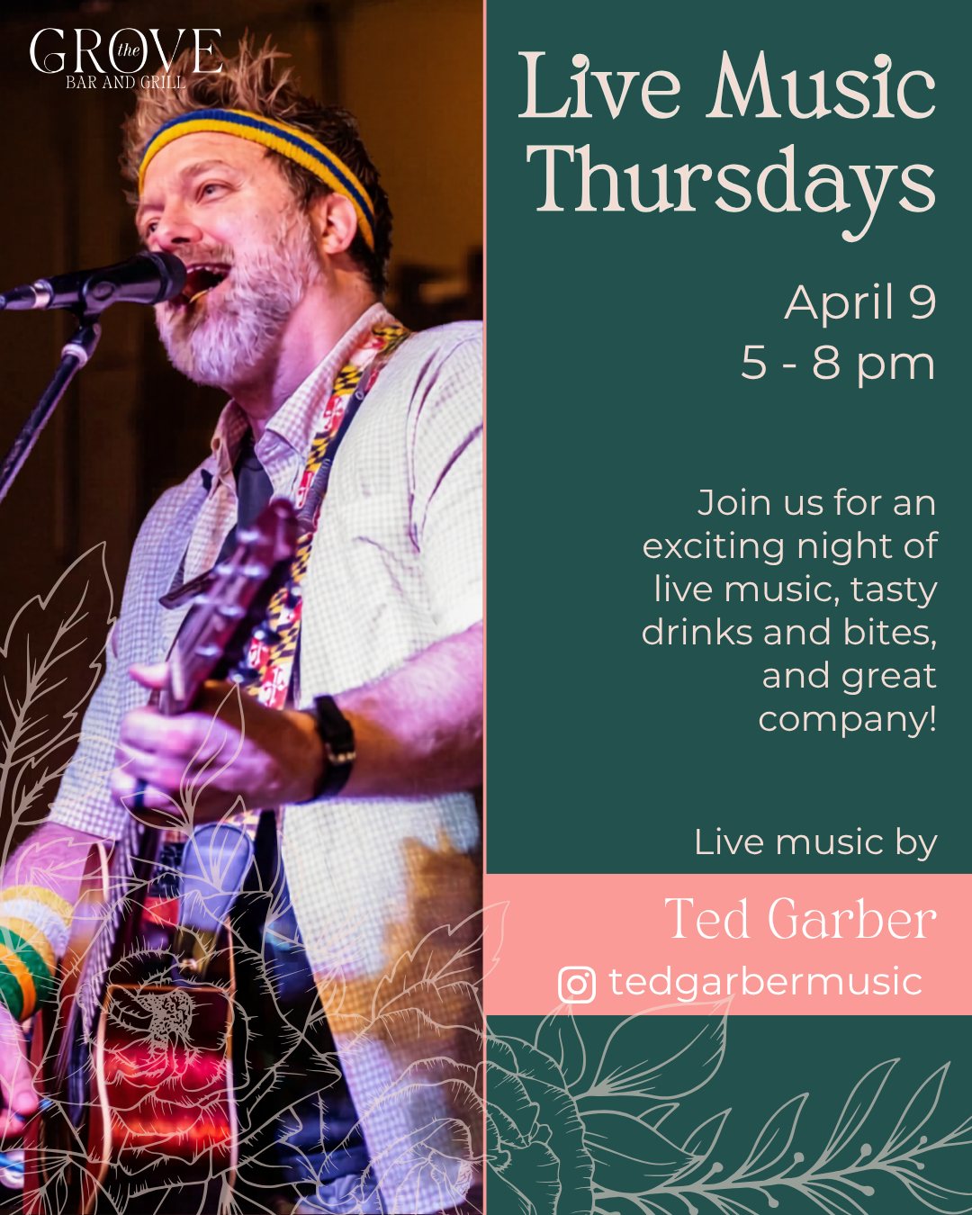@tedgarbermusic is back for Live Music Thursdays + happy hour specials on your favorite drinks and bites! Rally the crew and come see us in @cabinjohnvillage!
#potomacmd #dmvhappyhour #cabinjohnvillage