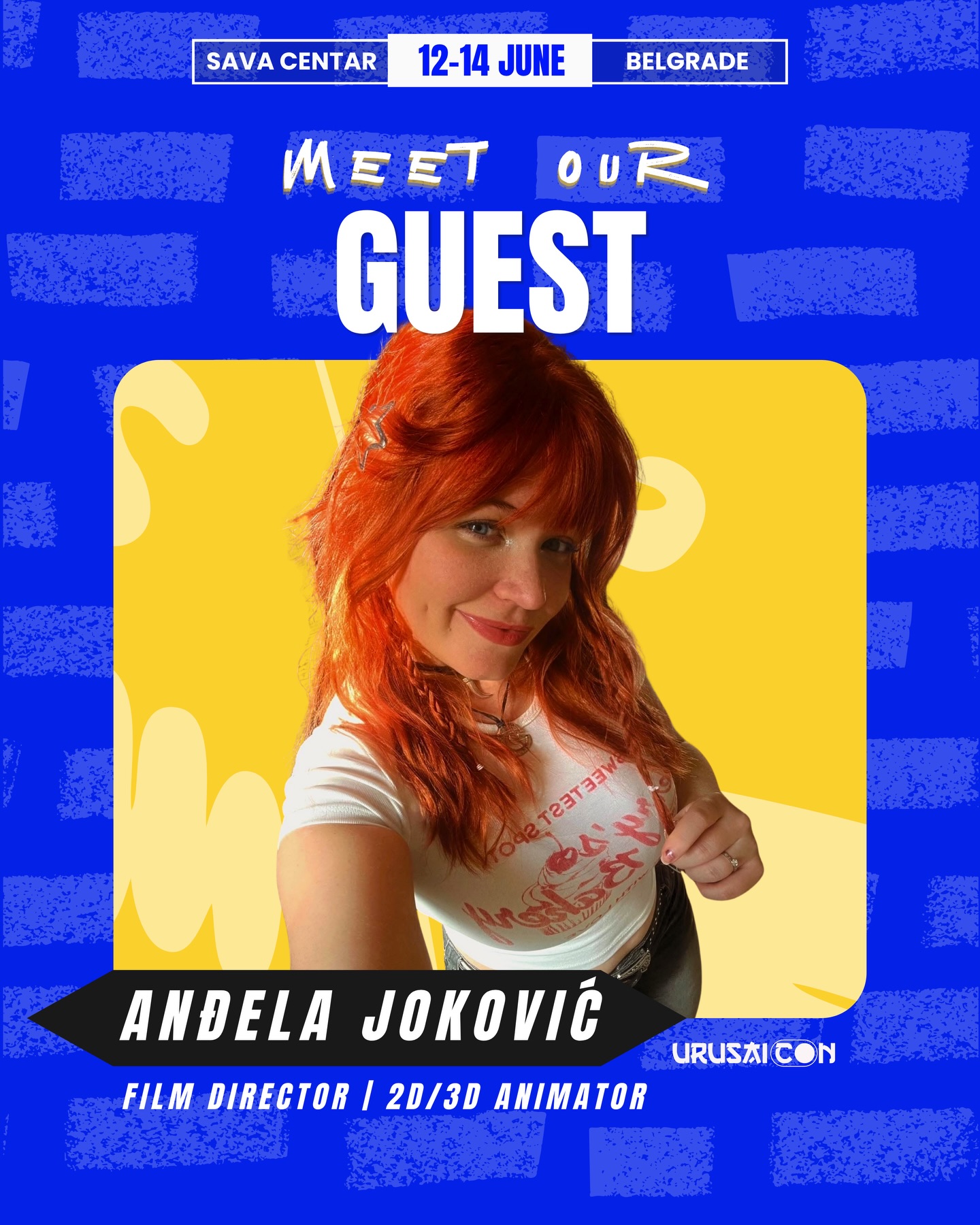 Urusai Con 2026 welcomes @andjelajokovic
Don’t miss her sharing insights on 2D & 3D animation and directing this June at @urusai.con
🎫 Tickets available now @tickets.rs