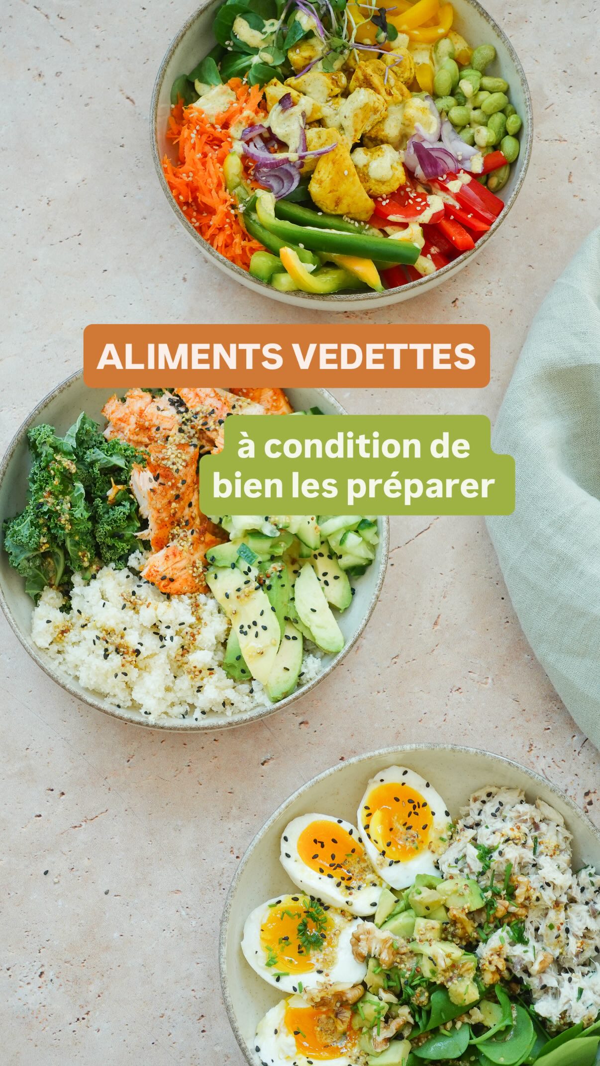 Amandes amis ou ennemis? Lin vedette ou inutile? Chou-fleur anti cancer? Pas toujours!
Je vous révèle dans cette vidéo comment consommer des aliments vedettes pour profiter pleinement de leurs bénéfices santé.
⭐️Le lin:
Consommer tel quel il traverse simplement votre corps. Si vous les broyez 1min30 vous activez des enzymes qui éliminent l’acide cyanhydrique et libèrent les phytooestrogènes protecteurs pour les cancers hormono dépendant. Profitez aussi de leurs fibres, omégas 3 et minéraux.
⭐️Les amandes consommées tel quel, sont carrément nuisibles! Elles vous empêchent d’absorber les minéraux, apportent des oxalates et lectines. Par contre trempées une nuit et sans peau vous bénéficierez des omégas 9, fibres, vitamines et protéines. Bien les préparer et en consommer modérément.
⭐️le chou-fleur est un légume fabuleux! Peu glucidique il permet de préparer du riz, purée, taboulé….Il faut le hacher, le laisser se reposer et le manger cru pour profiter de ses propriétés anti cancer et de détox hépatique.
Cuisinez correctement permet de mieux prendre soin de vous 🤩🤩🤩
Vous préparez ces 3 vedettes comme il faut?
#cuisiner #mangersain #amandes #choufleur #lin