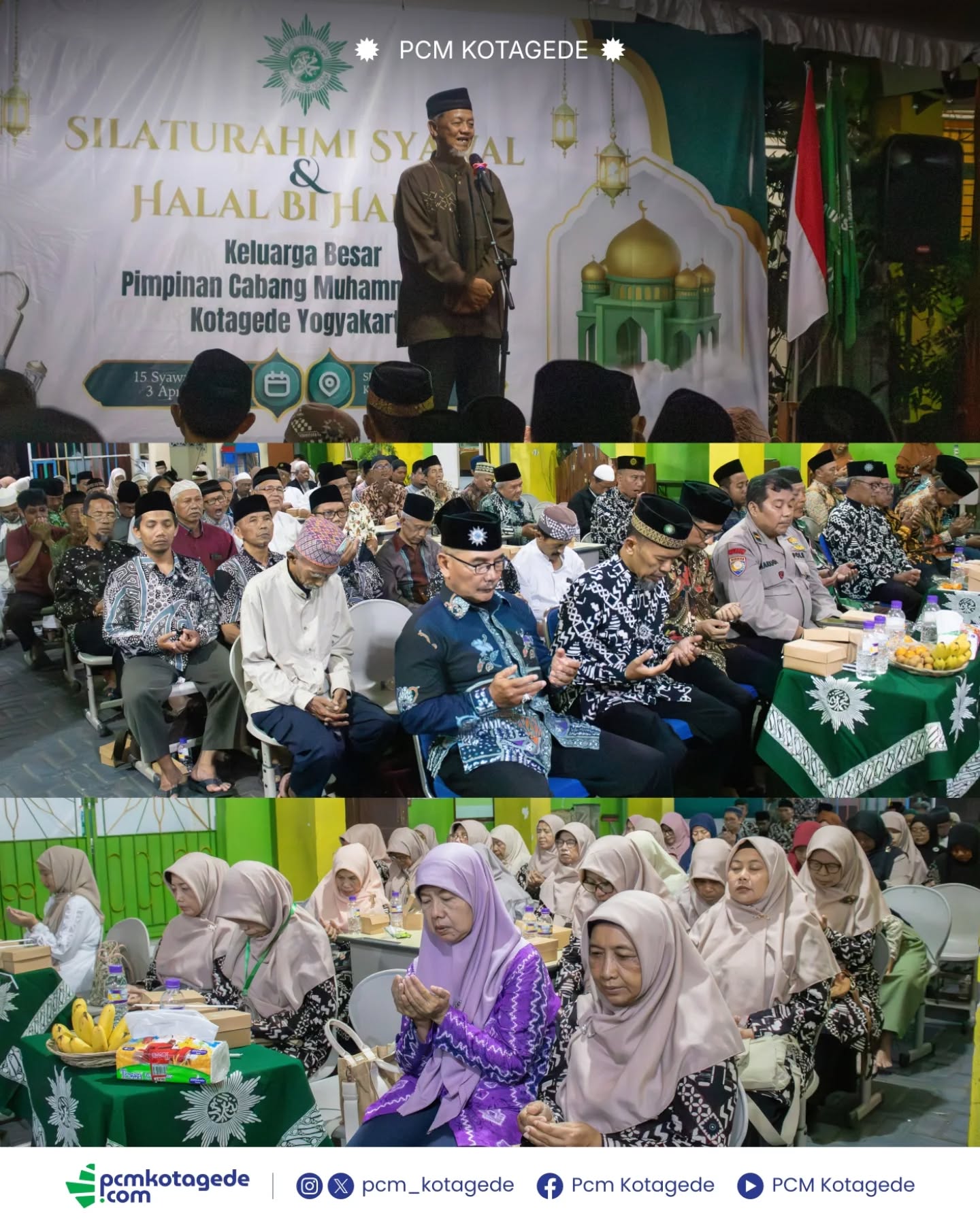 Dalam momen Silaturahmi Syawal & Halalbihalal PCM Kotagede 1447 H, kita dipertemukan untuk saling memaafkan, menguatkan ukhuwah, dan memperkokoh langkah bersama dalam dakwah dan pengabdian
Semoga setiap jabat tangan membawa keberkahan, setiap senyuman menghadirkan ketulusan, dan setiap pertemuan menjadi penguat kebersamaan kita 💚
Taqabbalallahu minna wa minkum, mohon maaf lahir dan batin 🤝🏽
#SilaturahmiSyawal #Halalbihalal #PCMKotagede #Muhammadiyah #Syawal1447H UkhuwahIslamiyah Kotagede