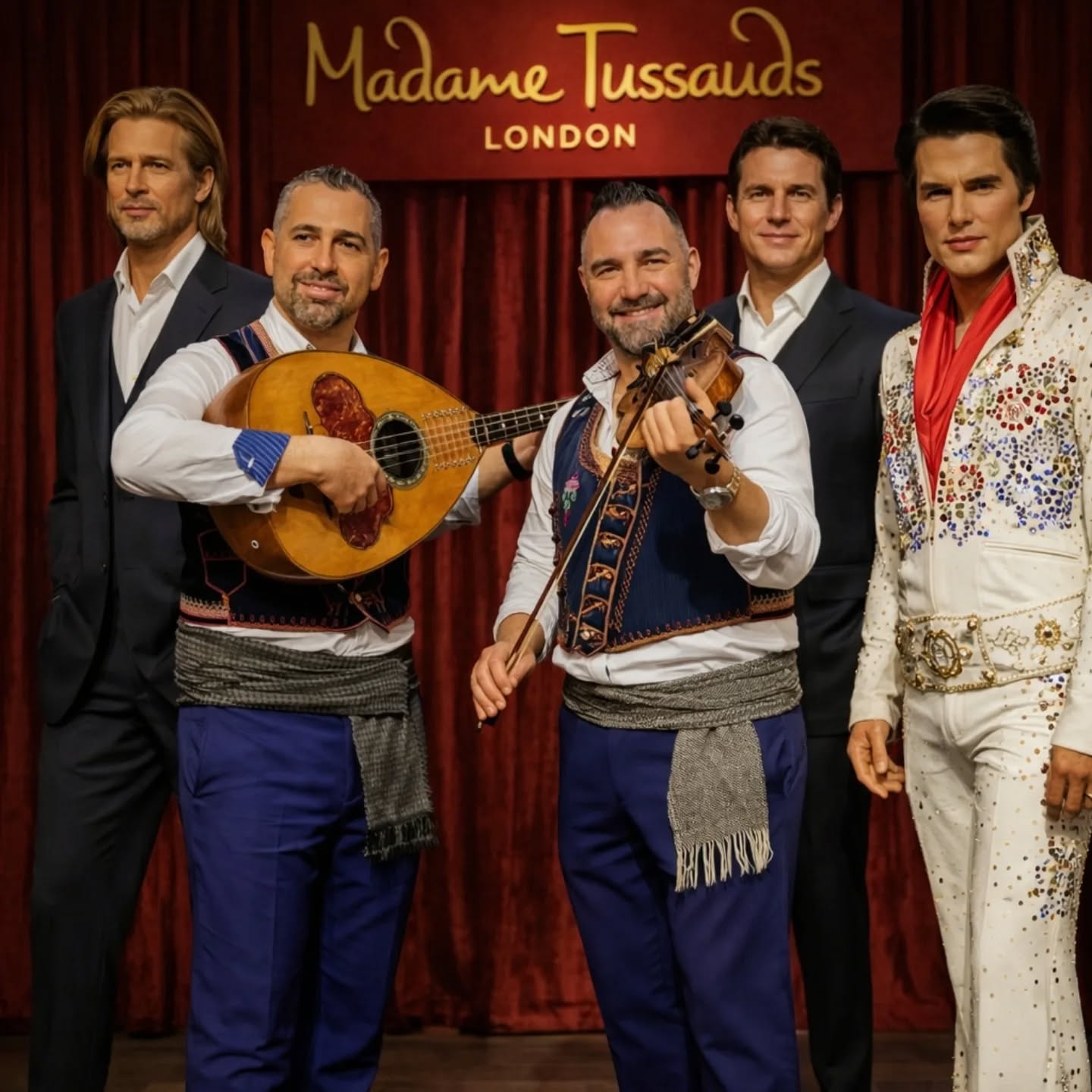 London, UK — A Tribute to Cyprus 🇨🇾 Traditional Music. In a remarkable tribute to Cypriot cultural heritage, the traditional music ensemble “Ta Sgartilia” is set to be immortalized in wax at one of London’s most iconic attractions. The announcement has sparked excitement both in Cyprus and among diaspora communities worldwide, as the group becomes one of the few traditional folk ensembles to receive such international recognition.
Known for their vibrant performances, authentic instrumentation, and dedication to preserving Cypriot musical traditions, Ta Sgartilia have spent years bringing the sounds of the island to audiences across Europe and beyond. Their inclusion in the famed London wax museum marks a significant milestone not only for the group but for Cypriot culture as a whole.
According to organizers, the wax figures will capture the ensemble in a dynamic performance pose, complete with traditional costumes and instruments such as the violin, laouto, and tamboutsia. The exhibit aims to offer visitors an immersive glimpse into Cyprus’s rich musical heritage, highlighting the rhythms and melodies that have been passed down through generations.
Cultural officials in Cyprus have welcomed the news, describing it as “a proud moment for the island” and a testament to the global appeal of its traditions. Fans of the group have also expressed their enthusiasm on social media, celebrating the recognition of a band that has long been a symbol of authenticity and passion.
The unveiling ceremony is expected to take place later this year, drawing attention from both local and international media. Visitors to London will soon have the opportunity to experience a piece of Cyprus in the heart of the British capital—frozen in time, yet echoing with the timeless spirit of its music.Thanks all the people for the Amazing love and support!!The Best is yet to come🙏🙏🎉🎻