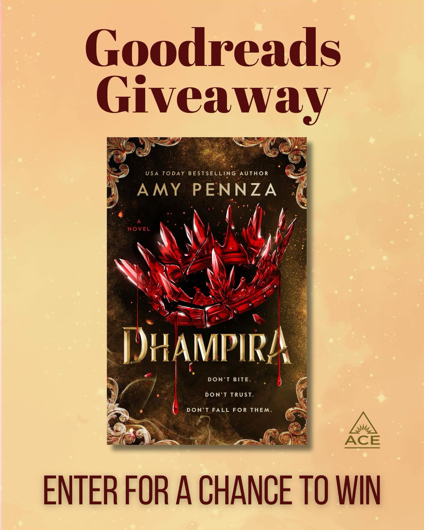 Enter for a chance to win a paperback copy of Dhampira! This is my MMF ménage romantasy coming June 16. Link below 🗡️🩸
This Goodreads Giveaway runs April 3 thru May 2
👉🏻 https://www.goodreads.com/giveaway/show/437058-dhampira