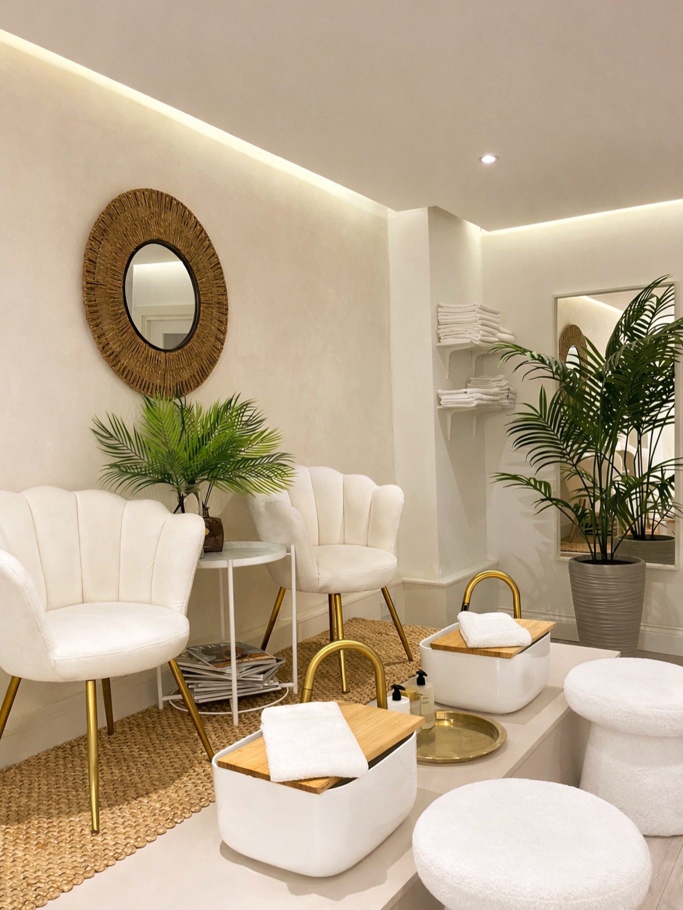Pedicure season is officially here ☀️
Our pedicure station — calm, clean, and designed for a moment of pure bliss 🤍
We specialise in toenail reconstruction, helping restore confidence and comfort with every treatment.
Because healthy nails always come first.
#TheGlowBarLDN #LondonNails #PedicureLondon #ToenailReconstruction LuxuryPedicure