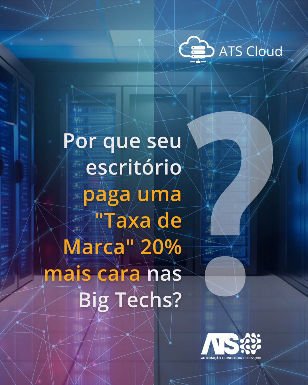 Por que pagar uma "taxa de marca" 20% mais cara, em uma estrutura exatamente igual? 🚀
Muitos escritórios e empresas acreditam que usar serviços de nuvem de uma Big Tech é sinônimo de segurança absoluta. Mas a realidade é que você pode estar pagando 20% a mais apenas pelo logotipo no rodapé da fatura.
Na Operação Cloud Freedom, nós desmistificamos o mercado:
✅ O Mesmo Teto: Usamos a mesma infraestrutura física das gigantes (Equinix SP1, SP2 e SP4).
✅ Fim do Dólar Criptonita: Suas contas em Reais, sem sustos no final do mês.
✅ Soberania Real: Blindagem contra o U.S. CLOUD Act. Seus dados sob jurisdição brasileira e LGPD total.
✅ Suporte Humano: Esqueça os robôs e os tickets de 24h. Aqui, você chama o engenheiro pelo nome.
O "Não" se tornou logicamente impossível.
Estamos prontos para assumir 100% do risco da sua migração que acontece de forma imperceptível para os usuários.
👇 Topa um Diagnóstico de Soberania de 10 minutos? Comente "FATURA" ou me envie um direct para aplicarmos a regra dos 20% sobre seu custo atual.
#CloudFreedom #SoberaniaDigital #LegalTech #Fintech #CloudComputing #LGPD #ATSnuvem
#ATSCloud #ATSTecnologia #Nuvem #RedePrivadaemNuvem #RedePrivada #Cibersegurança #segurançadainformação
Por que pagar uma "taxa de marca" 20% mais cara, em uma estrutura exatamente igual? 🚀
Muitos escritórios e empresas acreditam que usar serviços de nuvem de uma Big Tech é sinônimo de segurança absoluta. Mas a realidade é que você pode estar pagando 20% a mais apenas pelo logotipo no rodapé da fatura.
Na Operação Cloud Freedom, nós desmistificamos o mercado:
✅ O Mesmo Teto: Usamos a mesma infraestrutura física das gigantes (Equinix SP1, SP2 e SP4).
✅ Fim do Dólar Criptonita: Suas contas em Reais, sem sustos no final do mês.
✅ Soberania Real: Blindagem contra o U.S. CLOUD Act. Seus dados sob jurisdição brasileira e LGPD total.
✅ Suporte Humano: Esqueça os robôs e os tickets de 24h. Aqui, você chama o engenheiro pelo nome.
O "Não" se tornou logicamente impossível.
Estamos prontos para assumir 100% do risco da sua migração que acontece de forma imperceptível para os usuários.
👇 Topa um Diagnóstico de Soberania de 10 minutos? Comente "FATURA" ou me e