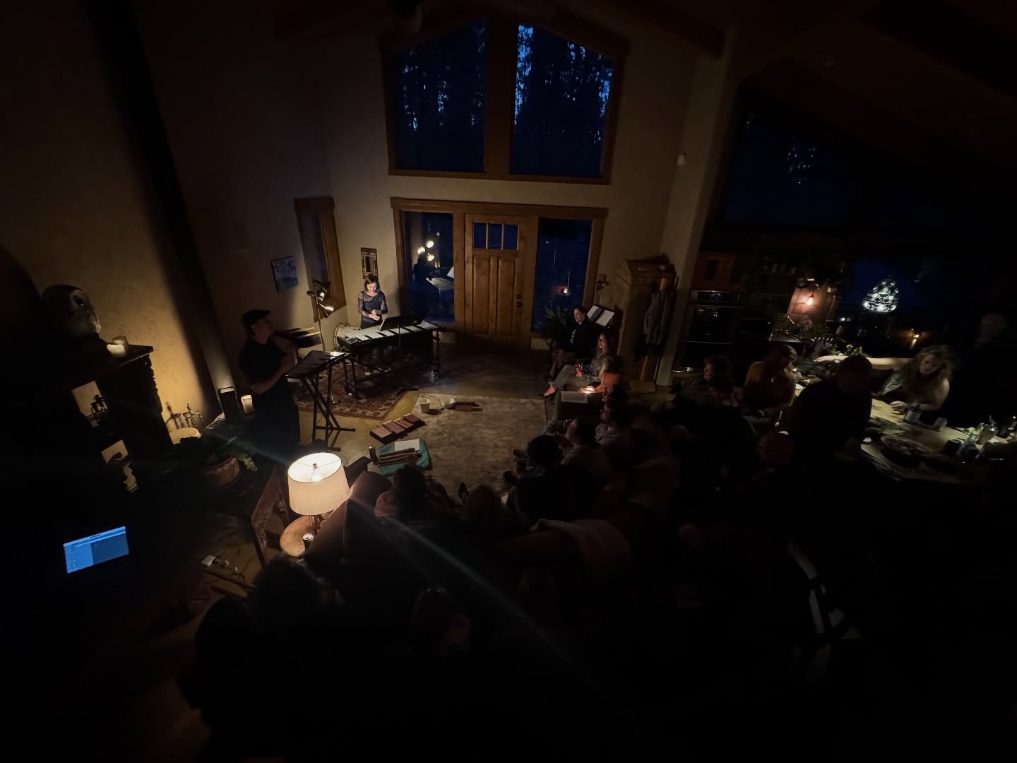 On Friday, April 3rd we presented an intimate house concert featuring one our board members and director of percussion studies @naukittschoolofmusic @abbyplaysperc
It was a powerful evening of music supported by an engaged room of curious listeners! Thank you to everyone who made this happen including @betsyveeeee