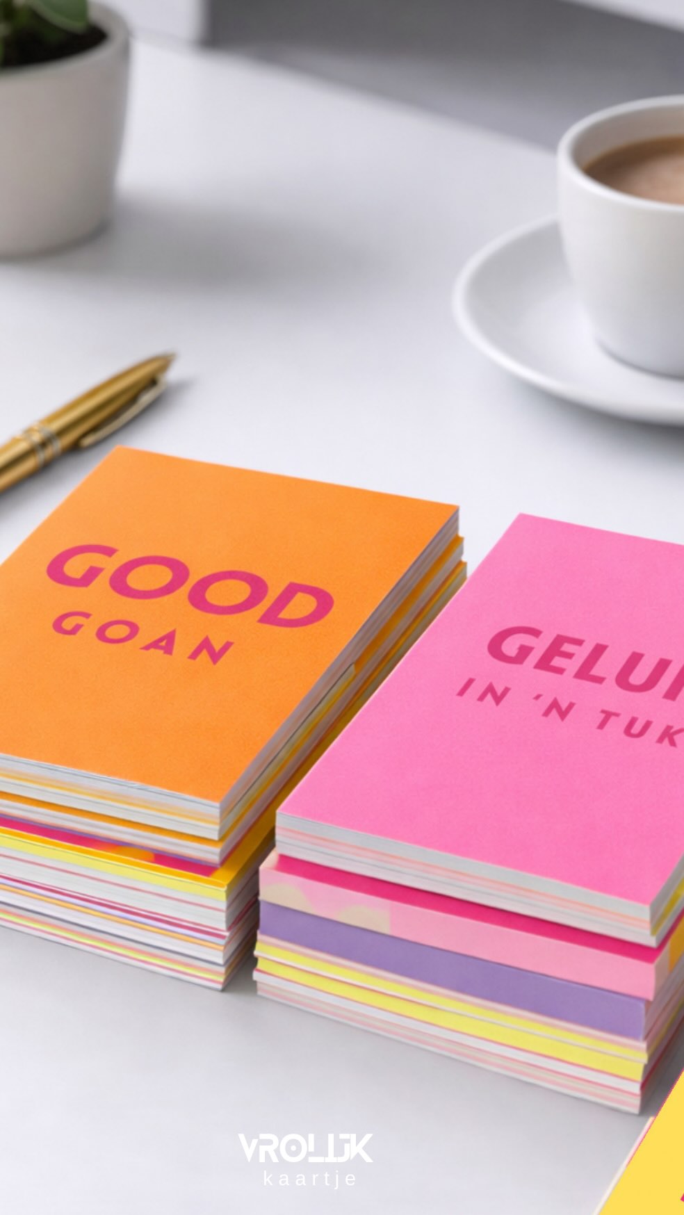 V r o l i j k k a a r t j e
🩷🧡💛
Dialect kaarten met karakter
Voor winkels & cadeaumomenten
Wholesale? → DM of mail
Je koopt geen kaartje maar je koopt een moment🛍️💌
#kaarten #wantechtepostiszoveelleuker #vrolijkkaartje #dialect #twents