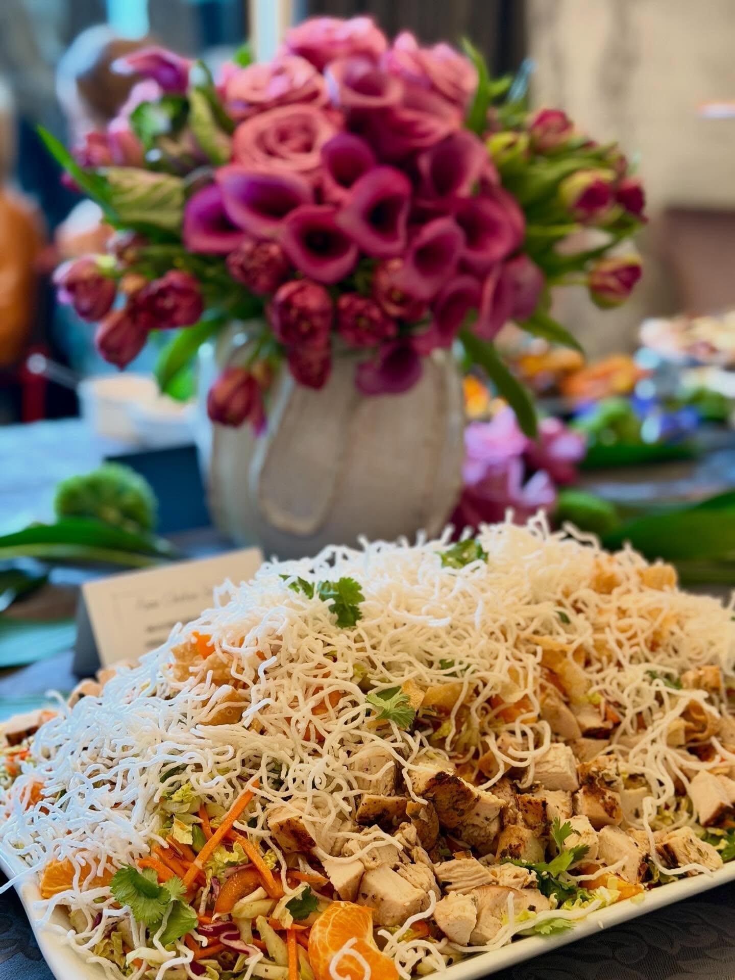 Such a beautiful and delicious party honoring the newly engaged couple! #love #grilling #lacatering #bakeditmyselfcafe