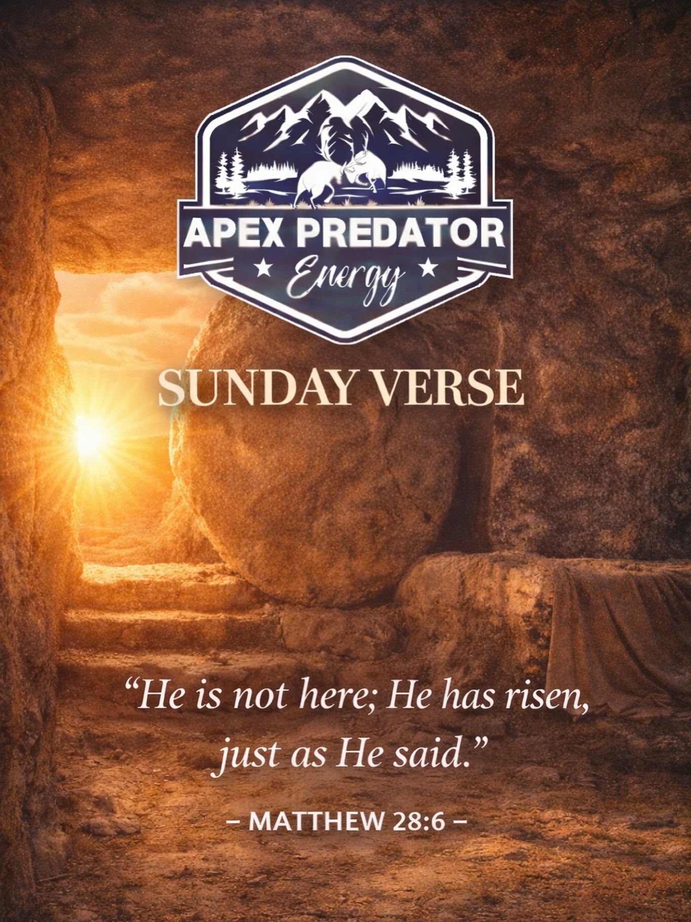 Happy Easter from Apex Predator Energy 🙏🏻
#sundayverse