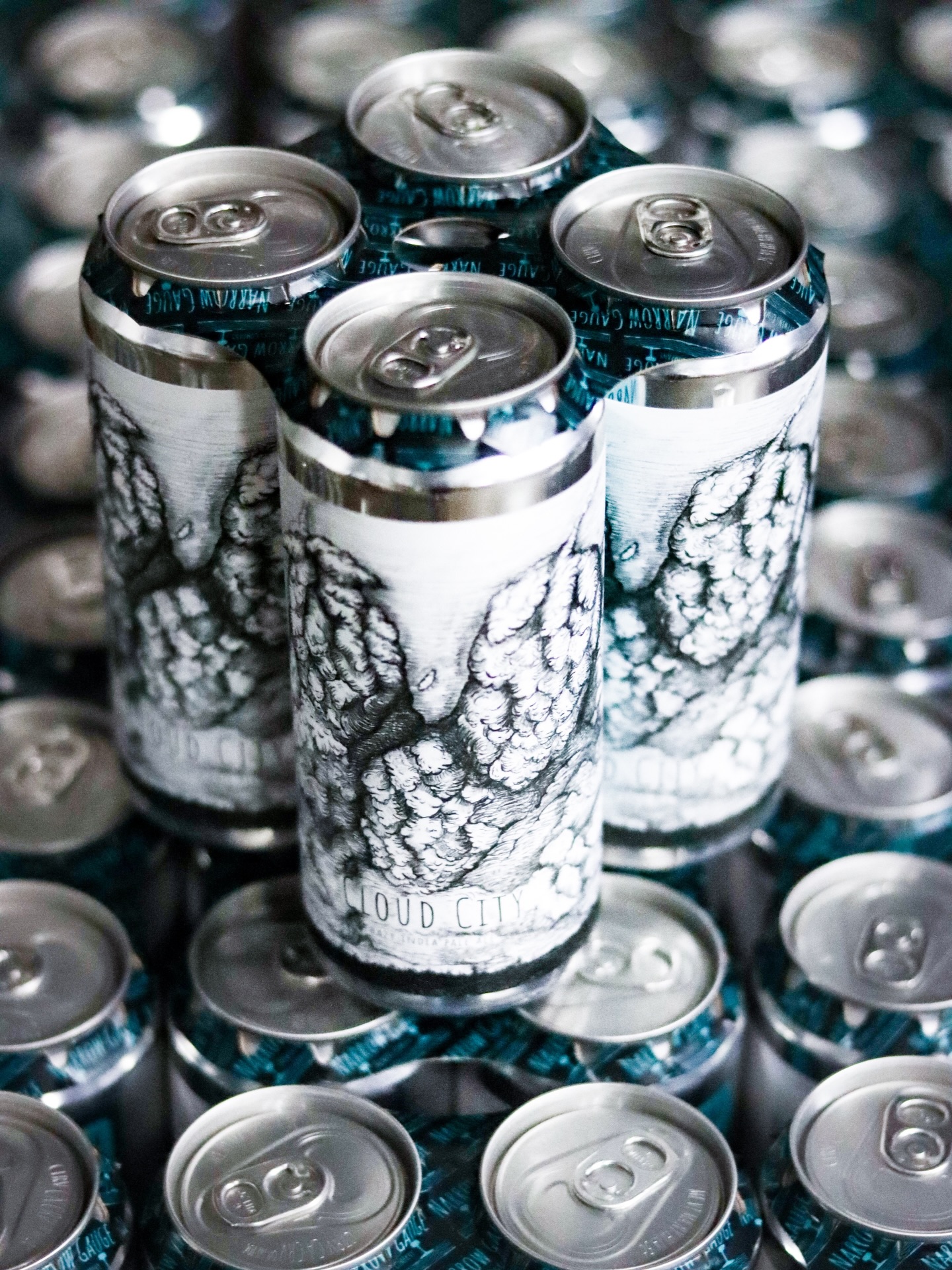 Welcome to Cloud City. @narrowgaugebeer loaded this hazy IPA with Citra, Mosaic, Galaxy, and El Dorado hops, so expect big tropical energy and smooth sipping at 7%. ☁️