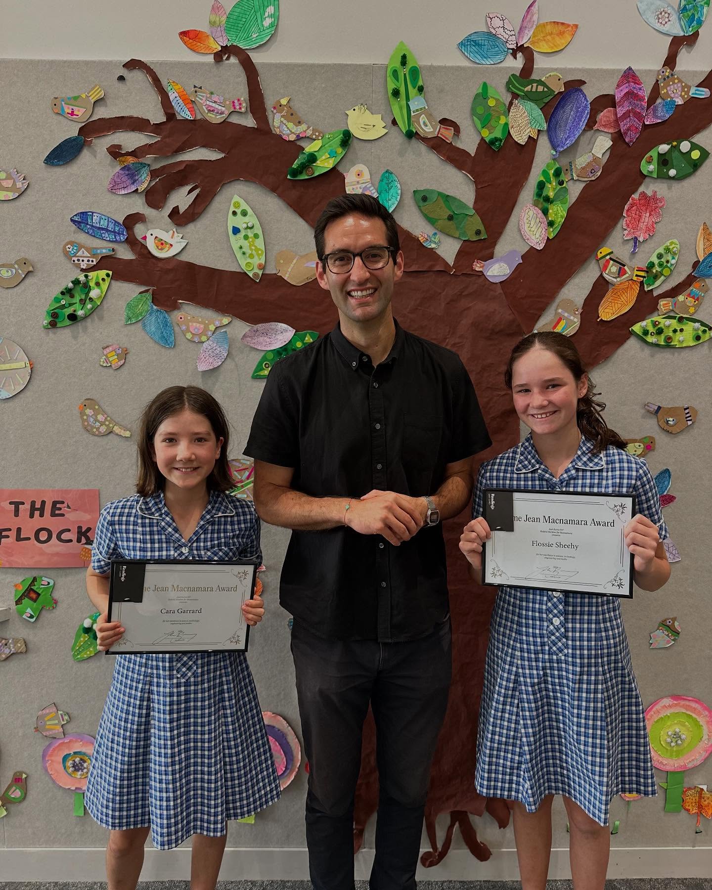 As another fantastic year at St Joseph’s concludes, we share a few highlights from Term 4. Merry Christmas to the entire St Joseph’s community, we hope you all have a safe and restful break.
1. Welcoming Josh Burns MP to announce the dual recipients of the Dame Jean Macnamara award.
2. Reading success in Prep!
3. Learning about habitats.
4. A very full house to celebrate Grandparent’s Day.
5. Sharing our successes in writing in Year 2.
6. Celebrating Italian Day.
7. Showcasing excellent work with a Principal Sticker - what more could you want!
8. Starting our Orientation program for our Prep classes in 2025.
9. Art Show success.
10. The traditional Guard of Honour for our departing Year 6 cohort.
11. Playground upgrades commencing in readiness for the start of Term 1, 2025.