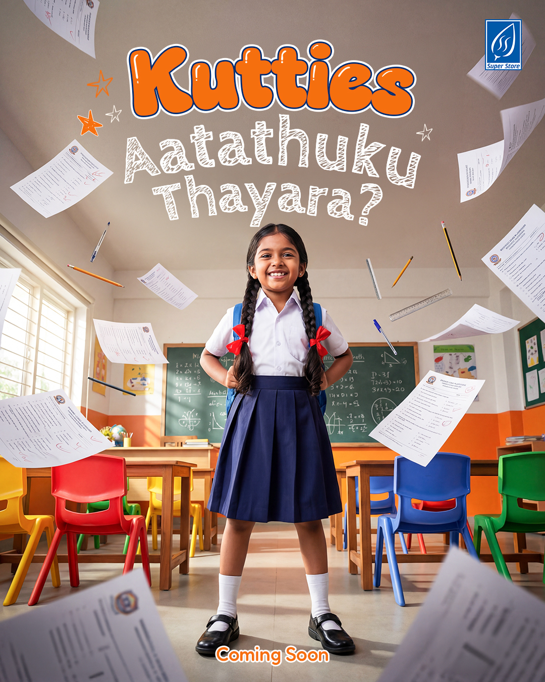 Kutties ready ah?
School days are coming back… and so are the cutest styles!
Get set for everything your little champs need at Super Saravana Stores
#SuperSaravanaStores #BackToSchool #KuttiesStyle #ComingSoon #SchoolReady