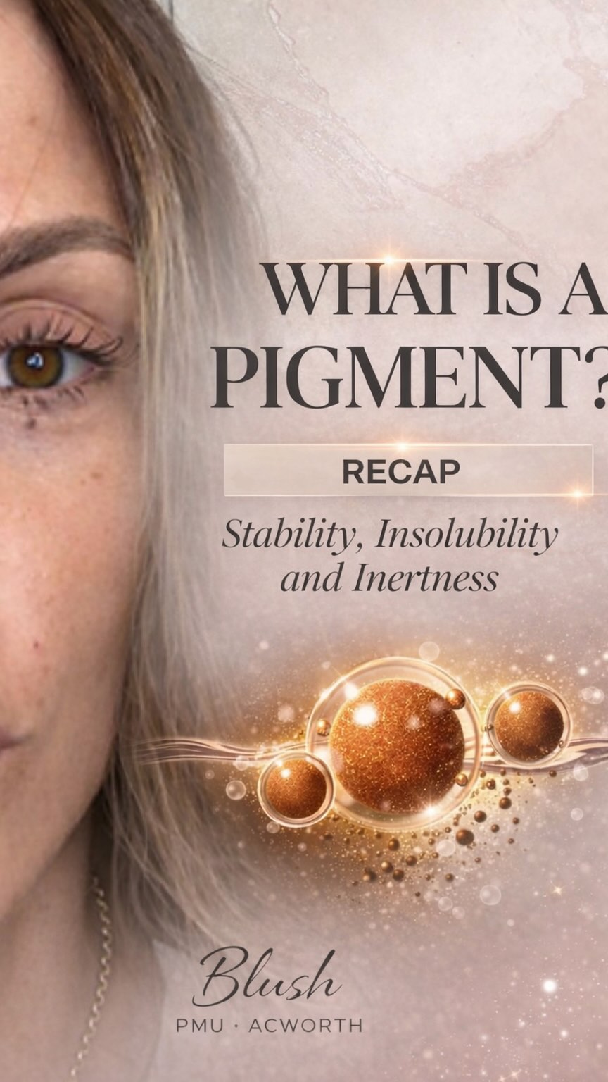 Back to the basics… because this is where everything actually starts 🤍
Before color theory, before technique, before trends…
we need to understand what pigments are.
There are 3 physico-chemical properties that matter:
✨ Insolubility
Pigments don’t dissolve in the body.
That’s what allows them to stay visible in the skin.
✨ Stability
How well a pigment holds up over time.
Think light, oxidation, and longevity.
✨ Inertness
How the pigment behaves in the body.
The more inert → the more predictable and calm it stays.
⸻
👉 Pigmentology isn’t advanced… it’s foundational.
#aam #pigmentology #pmutrainer #pmutraining #pmucareer