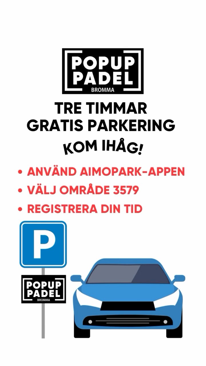 Nyhet! Använd AimoParks app för att få tre timmar gratis parkering! 🅿️🚗
. . .
Nu har vi äntligen fått tillgång till AimoParks app istället för Ipaden i hallen. Ladda ner appen och registrera din tid i lugn och ro 😊