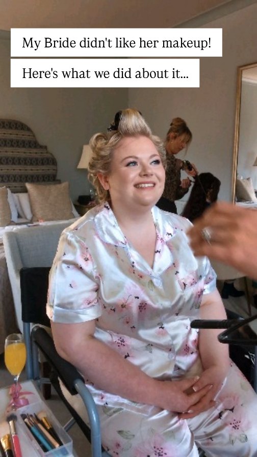 Okay okay—she actually loved it BUT…
something just felt a little off.
And honestly? That happens and it's absolutely fine!
Because we all have our “this has to be right” thing
liner, lips, blush…
for her? Brows.
So we tweaked them 👏
And THIS is why I always check in at the end
because it’s not about my version of perfect…
it’s about yours.
I want you to feel comfortable enough to say:
“Can we change this?”
Because that’s how we get you feeling like the best version of you ✨
So please—never be afraid to speak up 🤍
#weddingmorning #NaturalGlam #realbrides #weddinginspo #brideconfidence