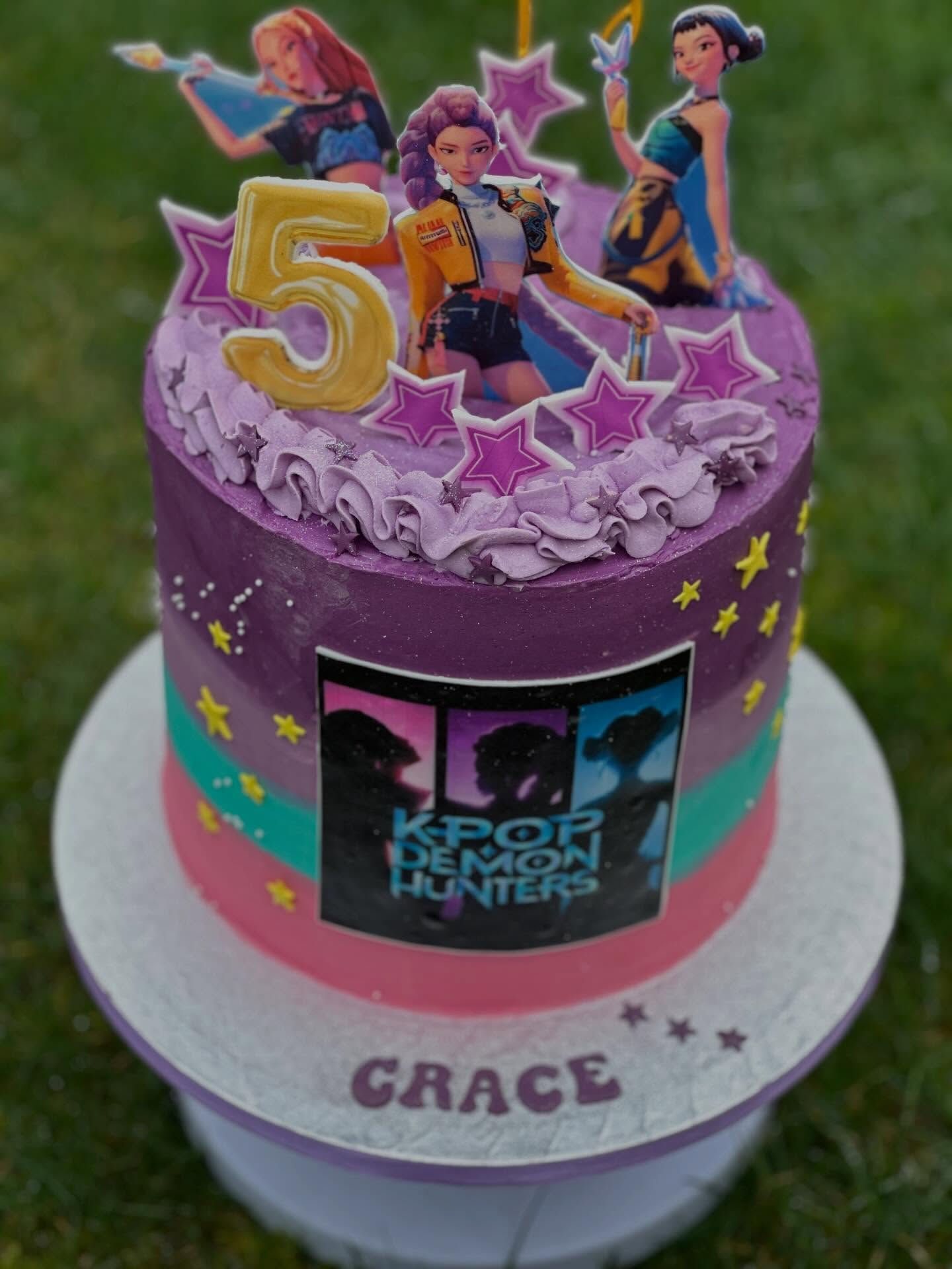 I've been lucky enough to create this sweet girl's birthday cake since she turned one, and I'm humbled to be asked back each year - it's a challenge to top myself each year and to make sure it’s a showstopper, but I love it.