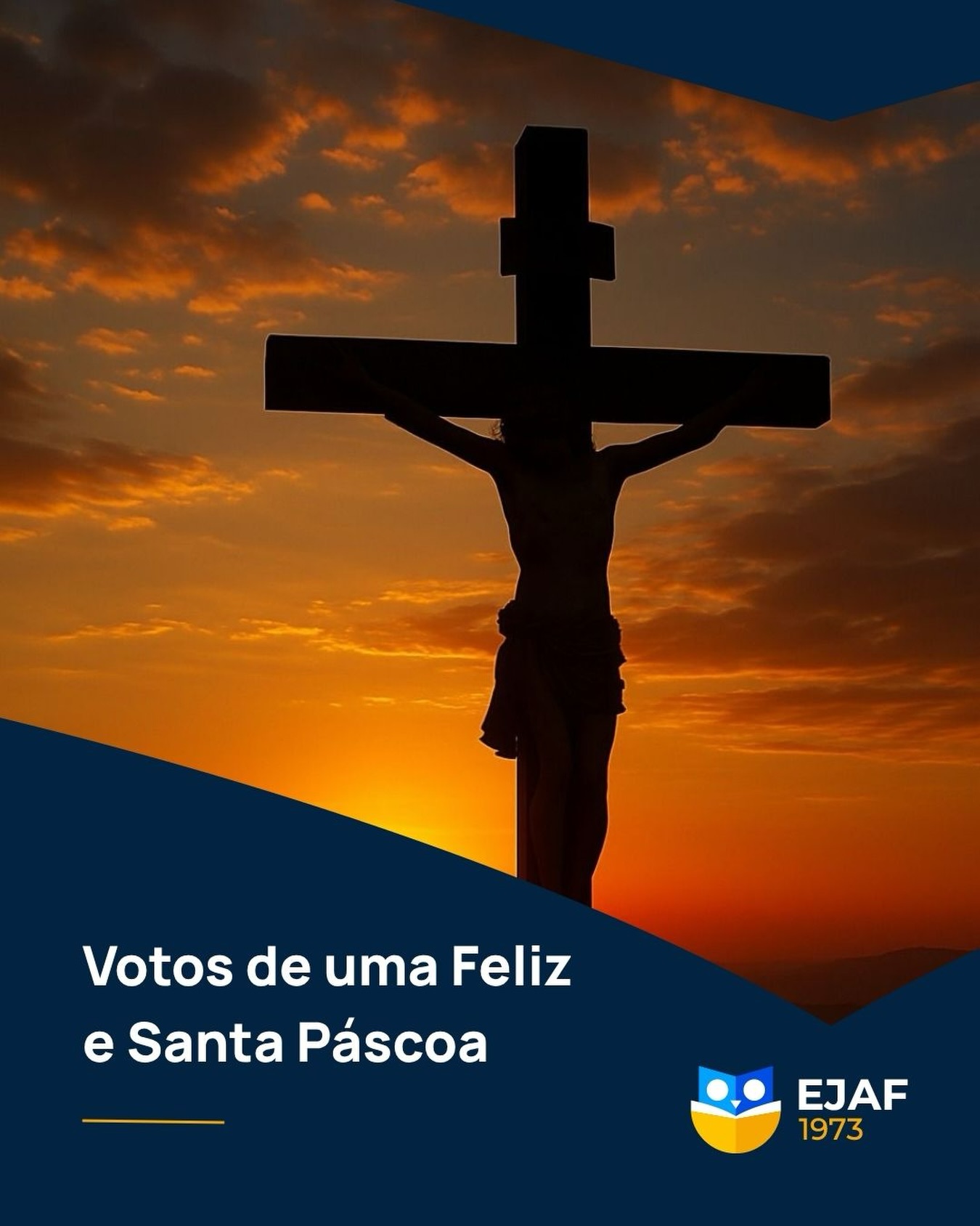 O Externato João Alberto Faria deseja a toda a comunidade uma Feliz e Santa Páscoa.
Que este momento seja vivido com alegria, união e partilha, junto de quem mais importa.
#EJAF #OlhosPostosNoFuturo