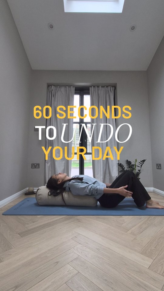 If I only had 60 seconds after a long day, this is probably how I’d spend it.
A cushion or bolster behind the upper back gently opens the chest and creates space through the spine.
Add slow arm circles and you move the shoulders through their full range - waking up the upper back, chest and all the little muscles that spend the day sitting still.
It’s simple, but surprisingly effective.
Sometimes the fastest way to reset your body isn’t doing more - it’s just creating a little space and moving gently.
Save this for the end of a long day ✨
#shouldermobility #upperbackmobility #yogaforreallife #mobilityflow #everydayyoga