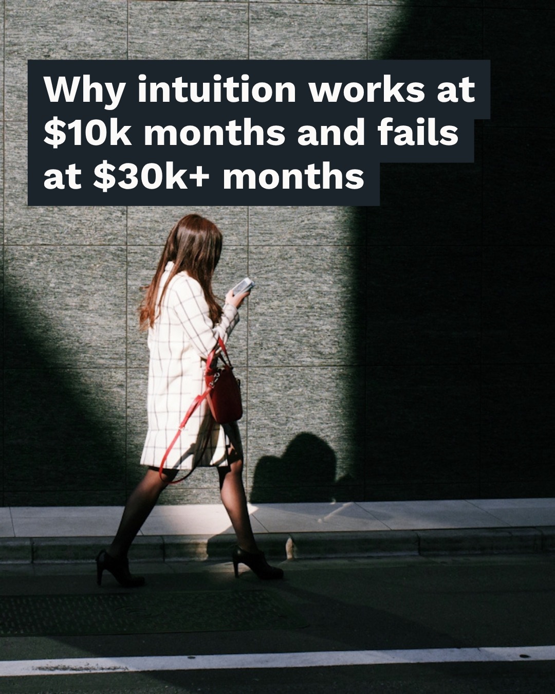 There's a stage in business where your gut is genuinely your best asset.
You know your clients, you know your numbers (roughly), and you can feel when something's off. That intuition built everything you have.
But somewhere between $10k and $30k months, the same instincts that got you here start working against you.
Not because you've lost your edge but because the business got complex faster than your systems did. More clients means more capacity decisions. More offers means more pricing variables. More people means mistakes don't just affect you anymore.
And no amount of working harder compensates for the fact that you're making bigger calls with less complete information.
What got you here won't get you there.
The Scale Lab is where we fix that.
Over 12 months, we will build the operating system that completes your intuition so that you see predictable cash flow, profitable pricing, and the financial clarity to make CEO-level decisions with confidence.
We start 29 April 2026. Spots are limited. Link in bio to learn more and join.