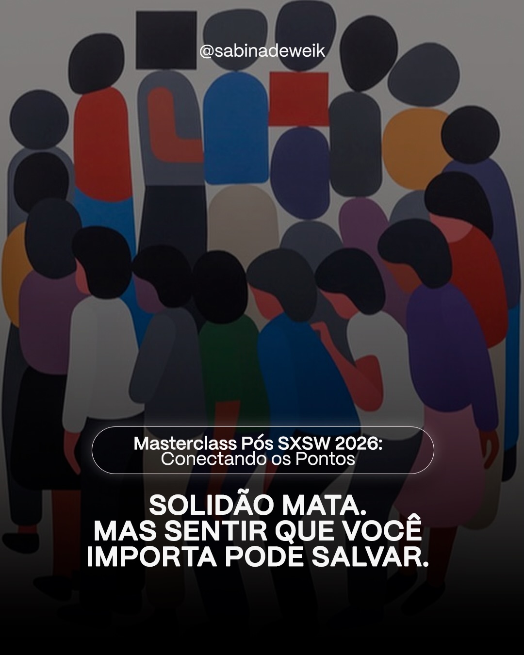 Vivemos o momento mais conectado da história e, paradoxalmente, um dos mais solitários.
No SXSW 2026, nomes como Kasley Killam e Jennifer Wallace mostraram que a falta de “mattering”, a sensação de importar para os outros, impacta saúde, engajamento e cultura em escala.
E, por causa disso, reconstruir vínculos se tornou um dos maiores desafios do nosso tempo.
Se você quer entender como transformar esse cenário em estratégia e fortalecer conexões reais dentro da sua realdiade, garanta sua vaga na Masterclass Pós SXSW 2026: Conectando os Pontos pelo link na bio.
📆16/04 - 19:30 - online via Zoom. Vagas limitadas!
#SabinaDeweik #SXSW #masterclass