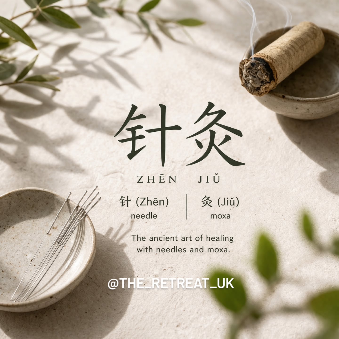 Did you know acupuncture isn’t just needles?
The Chinese word for acupuncture is 针灸 (Zhēn Jiǔ).
It actually describes two therapies:
针 – needle
灸 – moxibustion
Moxa/moxibustion (mugwort) is a warming therapy used on acupuncture points to strengthen the body, move circulation and restore balance.
In classical Chinese medicine, moxa was often just as important as the needles.
So when you see that gentle warming technique during treatment, you’re experiencing a therapy that’s been used for thousands of years.
Sometimes the body doesn’t need more stimulation…
Sometimes it just needs a little warmth. I'm trained and qualified in (and use) advanced methods of both Chinese and Japanese techniques, each suitable for different ailments.
#acupuncture #moxa #moxibustion #tcm #acupuncturist traditionalchinesemedicine holistichealth