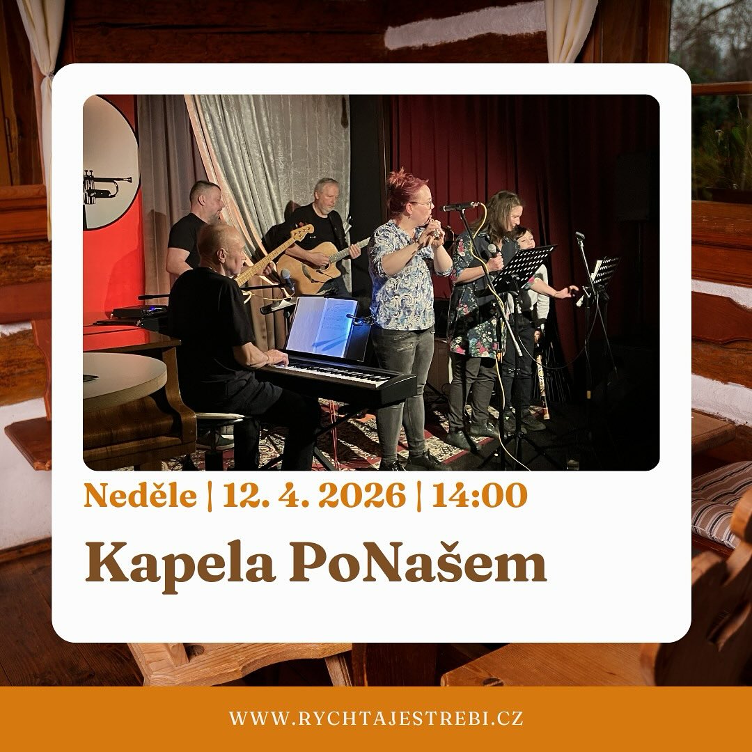 🎶 Hudba, atmosféra a společný zážitek, na který se nezapomíná!
Zveme vás na jedinečný koncert kapely PoNašem, kde si užijete skvělou živou hudbu v příjemném prostředí Rychty v Jestřebí 🎤✨
📅 Neděle | 12. 4. 2026
⏰ 14:00
Přijďte si odpočinout, zazpívat si s námi a nasát tu pravou hudební pohodu 🎸❤️
Ať už dorazíte s přáteli, rodinou nebo sami – skvělá atmosféra je zaručena!
👉 Více info:
🌐 www.rychtajestrebí.cz
Těšíme se na vás! 🙌
#koncert #živáhudba #hudebníakce #víkendovápohoda #kapela #kulturníakce #czmusic #livemusic #kamnavýlet #jestřebí #akce #hudba #zážitek #společně