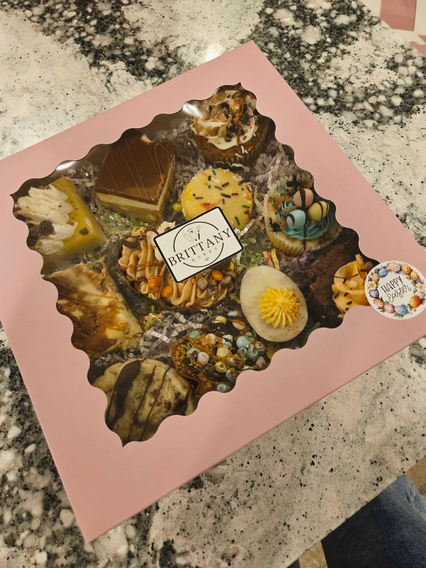 SOLD OUT
Extra Easter boxes are here!
Large 11 item boxes- 16 serving count
65 $ + tax each
Easter boxes are ASSORTED and may contain any of the following desserts,
Chocolate shelled peanut butter cheesecake filled eggsΒ
Carrot cupcakesΒ
Lemon barsΒ
Good
Mini egg or Cream Egg cheesecakesΒ
Mini egg Twix barsΒ
Cream egg browniesΒ
Salted caramel macaronsΒ
Cookie dough biscoff barsΒ
Salted caramel cookie sandwichesΒ
Deviled egg cookies
Mini egg caramel cheesecake barsΒ
Pick up times available are Friday (flexible with time), Saturday 9am to 11am
To claim * please message me the following
Your Name
How many boxes you are claiming
Pick up day AND time choice
* Try and send ONE message, multiple messages pushes you down the message time order and I do not have control of that
** Please NO comment claims, I do not check comments, please use my INBOX β₯οΈ
Etransfer required to claim, cash privilege reserved for existing customers on request.
Last but not least, please give me some grace replying. Instant replies won't happen with littles home here, but I will reply to everyone this evening or first thing tomorrow and I'll share when sold out!
A very happy Easter π°