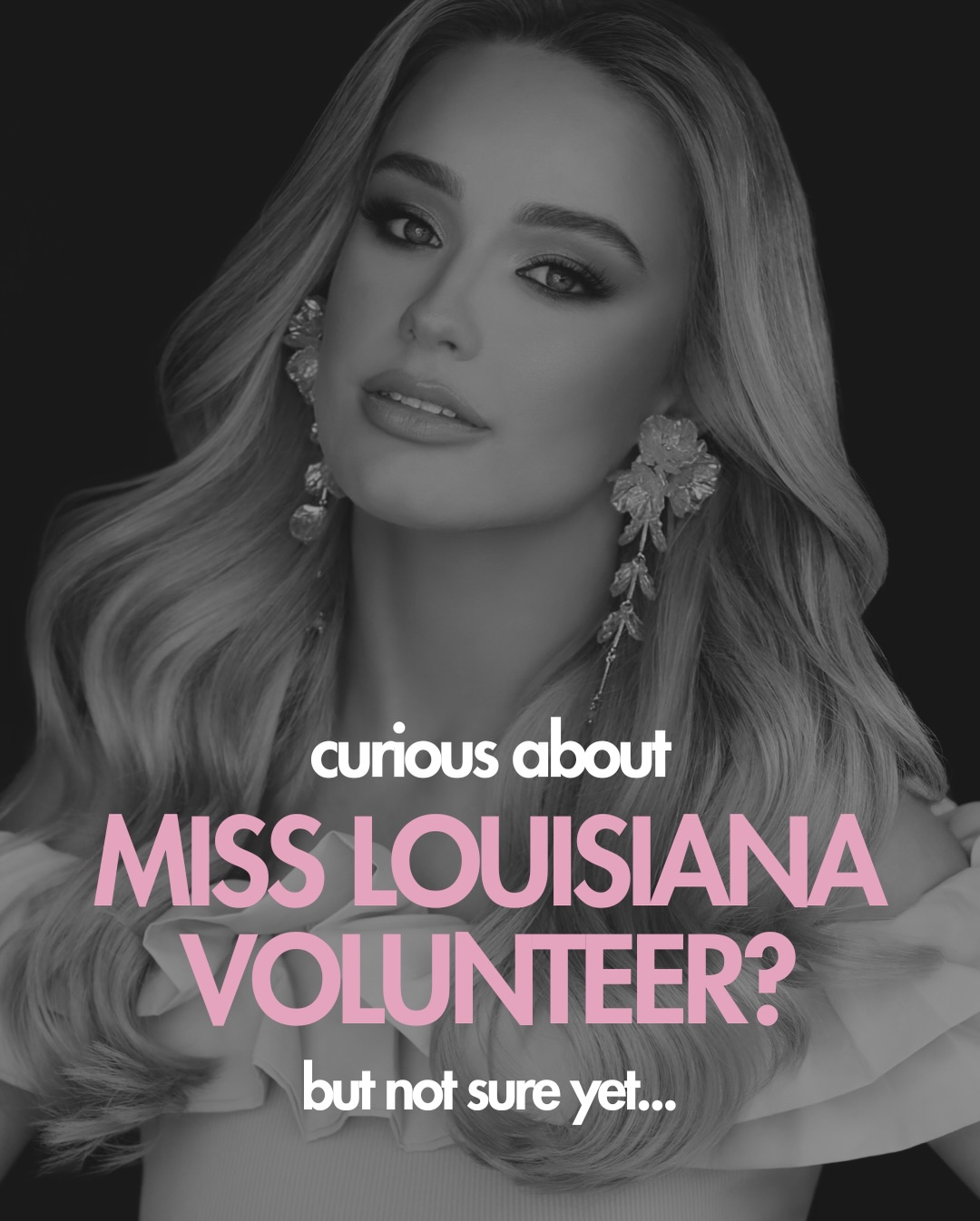 If you’ve ever been curious about Miss Louisiana Volunteer, this is your chance to step into the room and experience it for yourself.
Our April 18 workshop is designed to help you:
✨ find your voice
✨ build confidence in interview
✨ learn how to represent yourself with substance
Whether you’re already competing or just exploring … there’s a place for you here.
Come meet the board, learn the process, and see what this program is really about.
Downtown Minden, 10 AM - 12 PM.
We would love to have you in the room 🤍
Reserve your free spot - link in bio!
#MissLouisianaVolunteer #LouisianaPageants #WomenWhoLead #Confidence