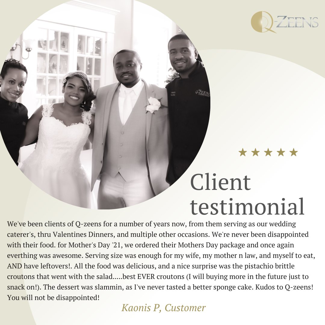 “This is what stress-free dining looks like 🙌”
Our clients love the ease, flavor, and presentation of every Q-Meal—and you will too.
#ClientLove #Testimonial #HappyClients #QMealsExperience #AtlantaFoodScene
