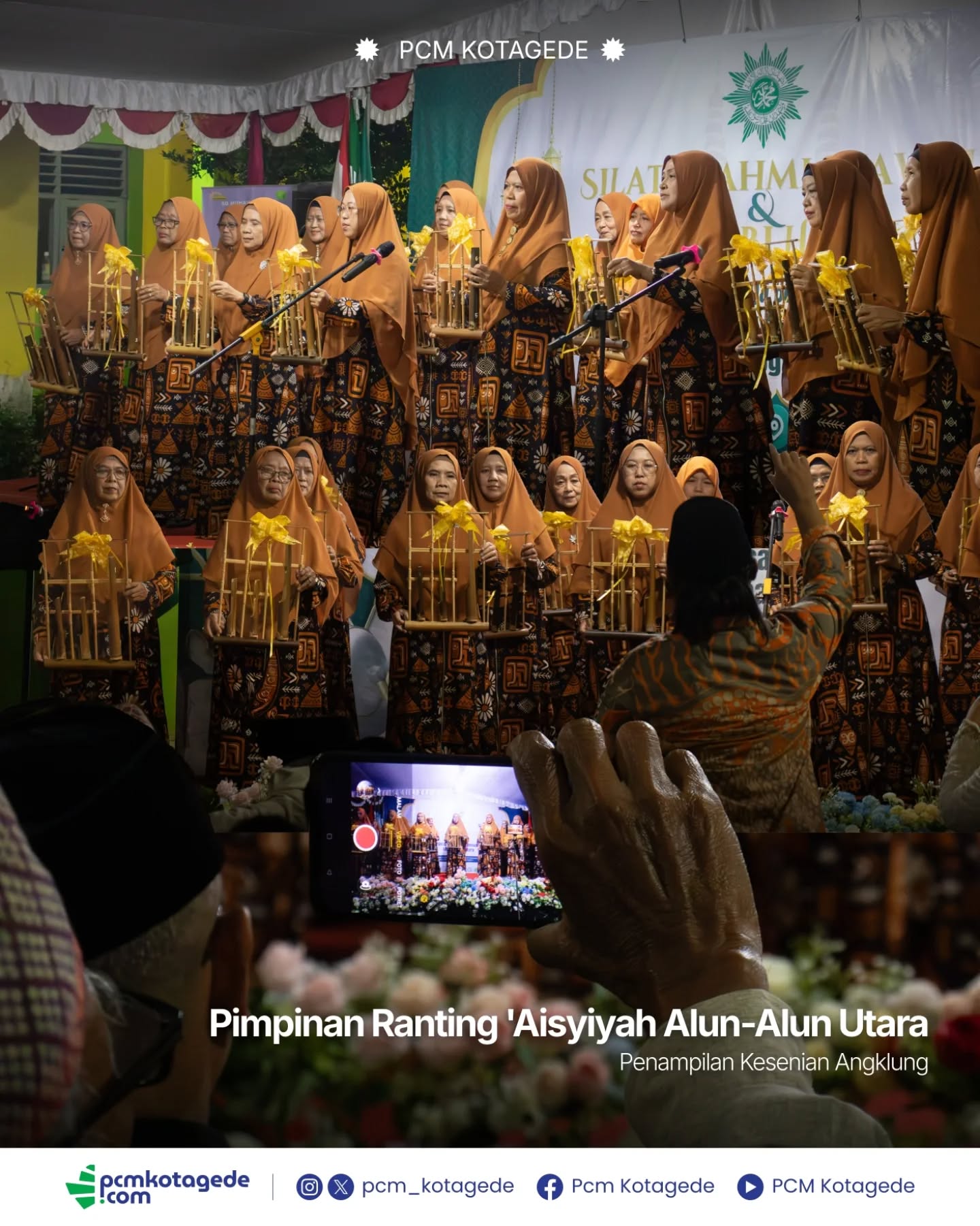 Dalam momen Silaturahmi Syawal & Halalbihalal PCM Kotagede 1447 H, kita dipertemukan untuk saling memaafkan, menguatkan ukhuwah, dan memperkokoh langkah bersama dalam dakwah dan pengabdian
Semoga setiap jabat tangan membawa keberkahan, setiap senyuman menghadirkan ketulusan, dan setiap pertemuan menjadi penguat kebersamaan kita 💚
Taqabbalallahu minna wa minkum, mohon maaf lahir dan batin 🤝🏽
#SilaturahmiSyawal #Halalbihalal #PCMKotagede #Muhammadiyah #Syawal1447H UkhuwahIslamiyah Kotagede