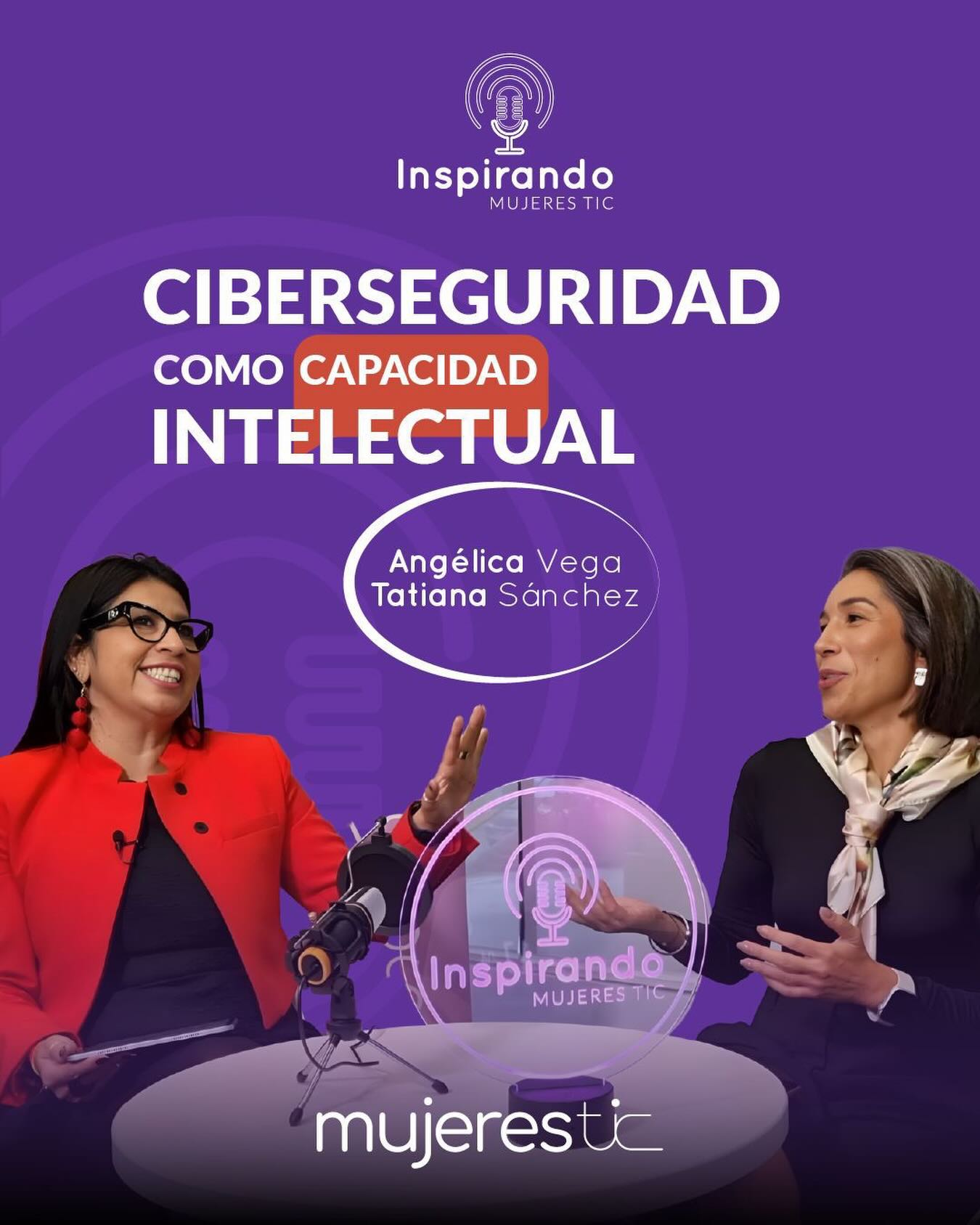 La ciberseguridad ya no es solo técnica… es una capacidad clave para liderar en la era digital 🔐🚀
En Inspirando Mujeres TIC, Angélica Vega y Tatiana Sánchez comparten cómo el conocimiento y la visión están transformando este campo.
🎧 Escúchalo y míralo en nuestra página web.
#MujeresTIC #Ciberseguridad #Tecnología #Podcast #LiderazgoFemenino