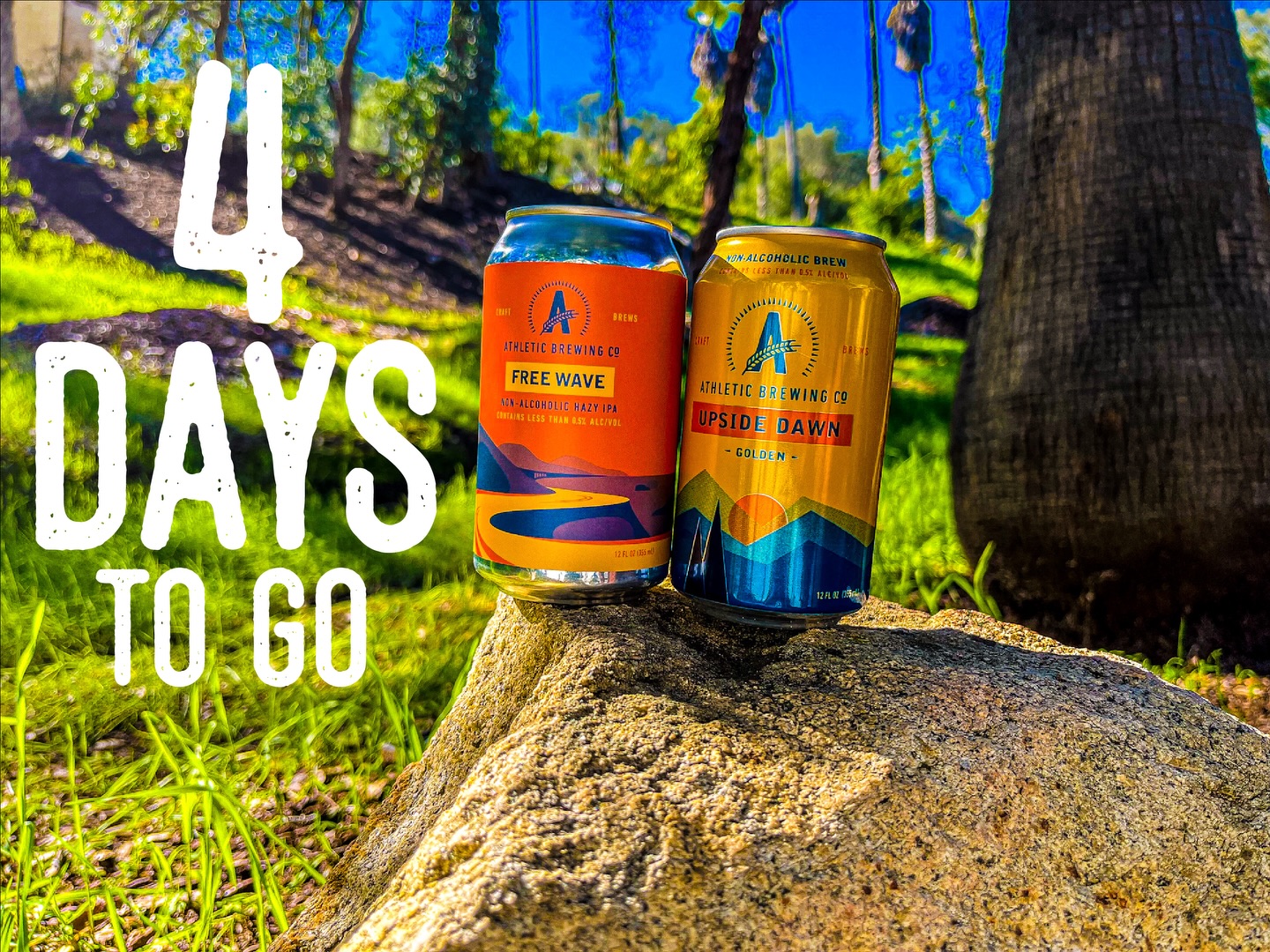 You EARNED it! 4 days to GO. Our friends @athleticbrewing are back with your post race vibes. 🙌🏻