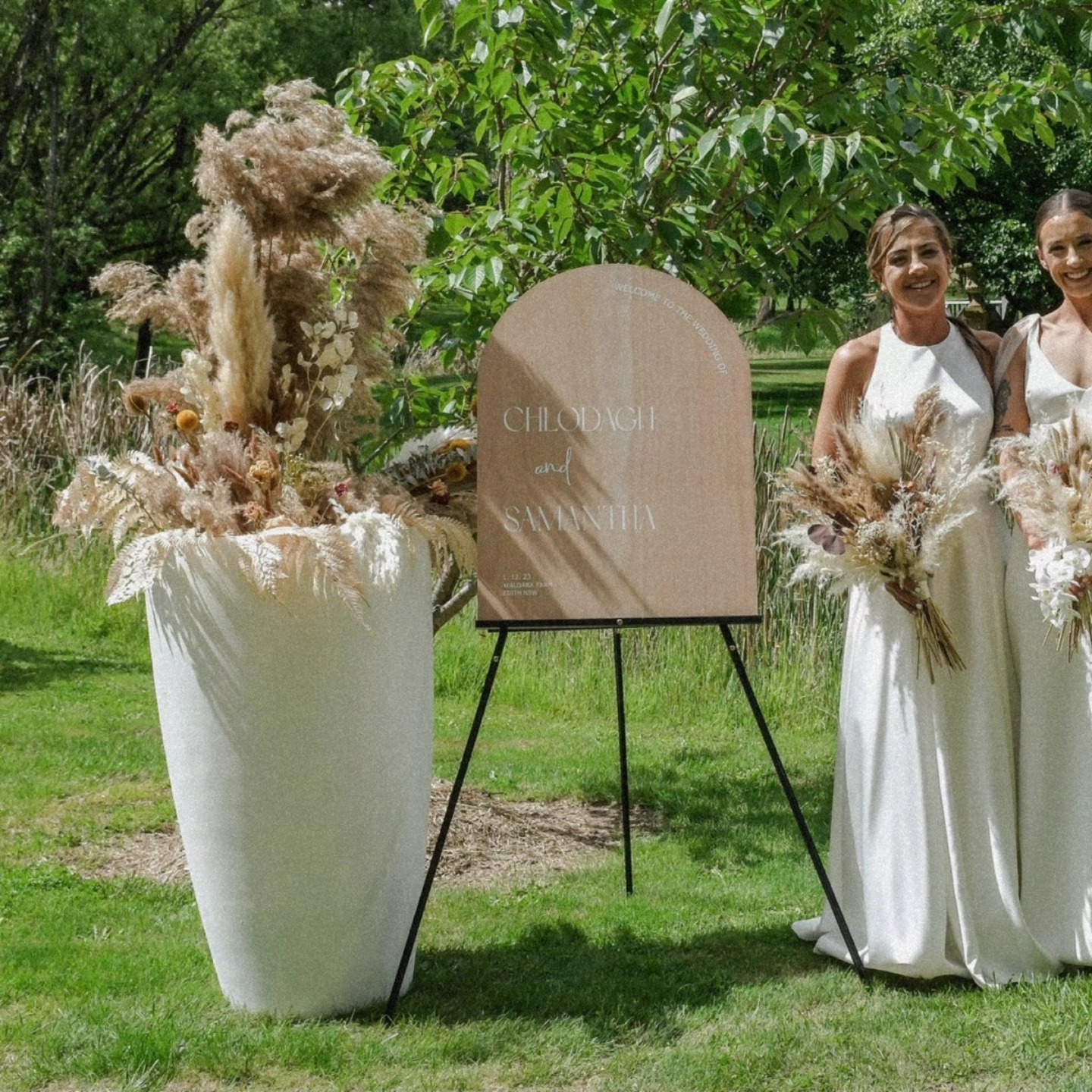 ✨ Just a sneak peek at some of the magic we create for our clients! ✨
We had the absolute pleasure of working with the beautiful brides, Chlo + Sammie, to bring their dream design to life. This custom ‘Welcome to the Wedding’ arch sign perfectly blended into their natural rustic country theme with white vinyl on wood.
Swipe to see the love and craftsmanship that goes into every piece we make 💕
#wildlilycelebrationsigns #personaltouch #weddingsignage #customdesign #rusticwedding #countrywedding #elevateyourevent #loveineverydetail #celebrationsignage