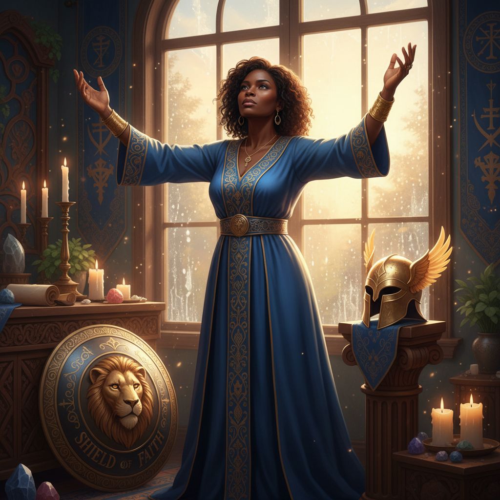 Prepare Your Armour of God! 🛡️
Stand ready as an ambassador for Heaven.
🪖 Helmet of salvation - protect your mind
🦺 Breastplate of righteousness - guard your heart
⛓️ Belt of truth - anchor your foundation
👢 Boots of the gospel of peace - walk with purpose
🛡️ Shield of faith - deflect every attack
⚔️ Sword of the word of God - your weapon of victory
Daily morning prayer activation.
Join us:
🔔 Midnight Cry - First Fridays at Midnight
🔔 Morning Prophetic Prayer - Mon, Wed, Fri at 6 AM
Build your prayer confidence! 💪
Ephesians 6:10-18 🙏✨