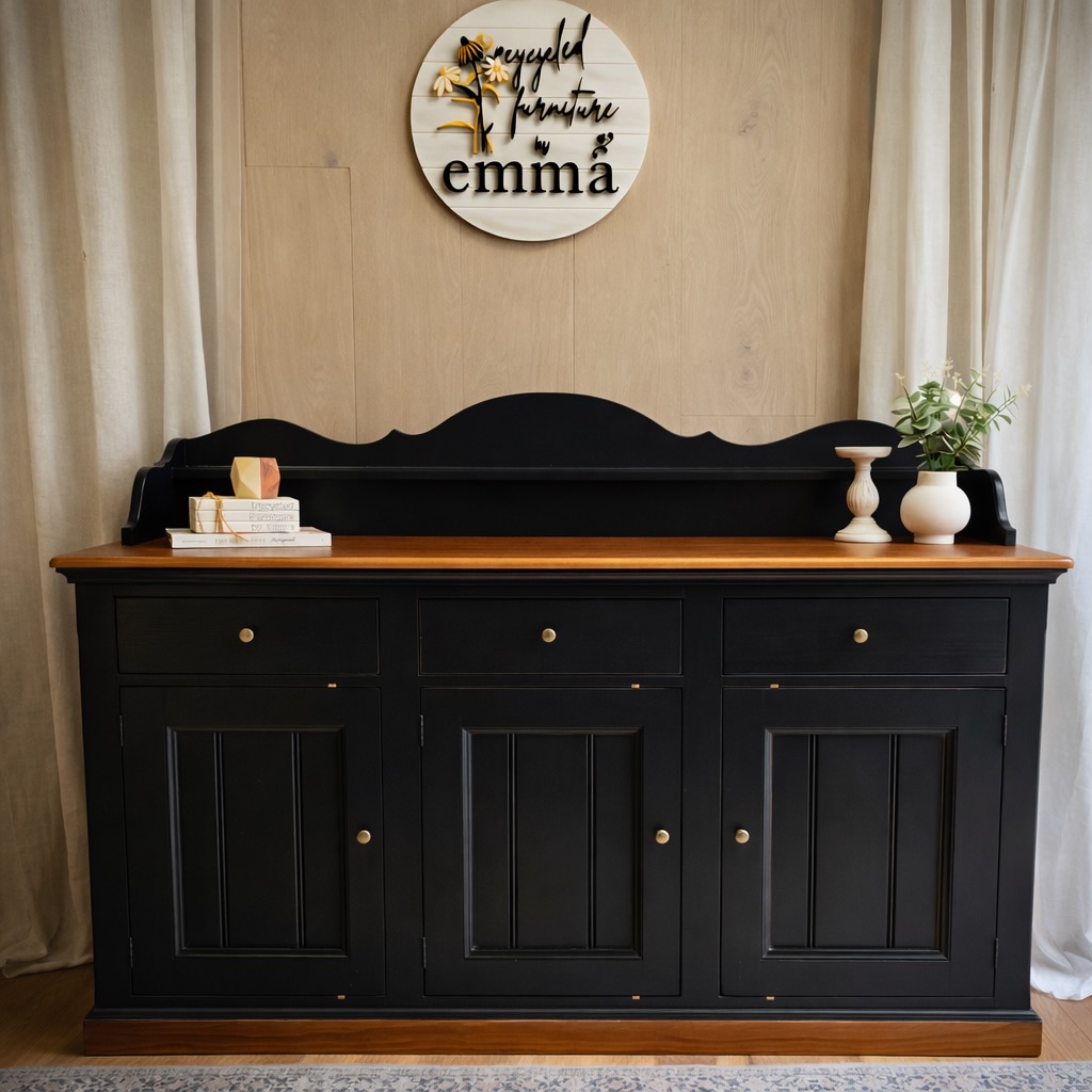 THIS IS WHERE MOST FURNITURE FINISHES FALL SHORT.
It’s not the idea.
It’s the execution.
A true black base paired with a warm timber top — simple on paper, but it only works when both sides are handled well.
The black anchors the piece.
The timber keeps it feeling natural and easy to live with.
What makes this feel right isn’t just the colour choice.
It’s how calm the whole piece reads — no harsh shifts, no distractions, nothing pulling your eye around.
Most finishes fall short here.
Not in the idea… in how consistently it’s carried through.
When your paint lays down evenly, holds its sheen, and behaves the same across every panel, you get that consistency without having to fight for it.
Once you start noticing this, you’ll see it everywhere.
That’s what you’re seeing here.
Beautifully refinished by @upcycledfurnitureby_emma using Wise Owl Paint One Hour Enamel in Jet Black.
Available from The Furniture Paint Shop ~ Australia’s home of Wise Owl Paint 🦉
#FurniturePaintShopAustralia #WiseOwlPaintAustralia #WiseOwlPaint