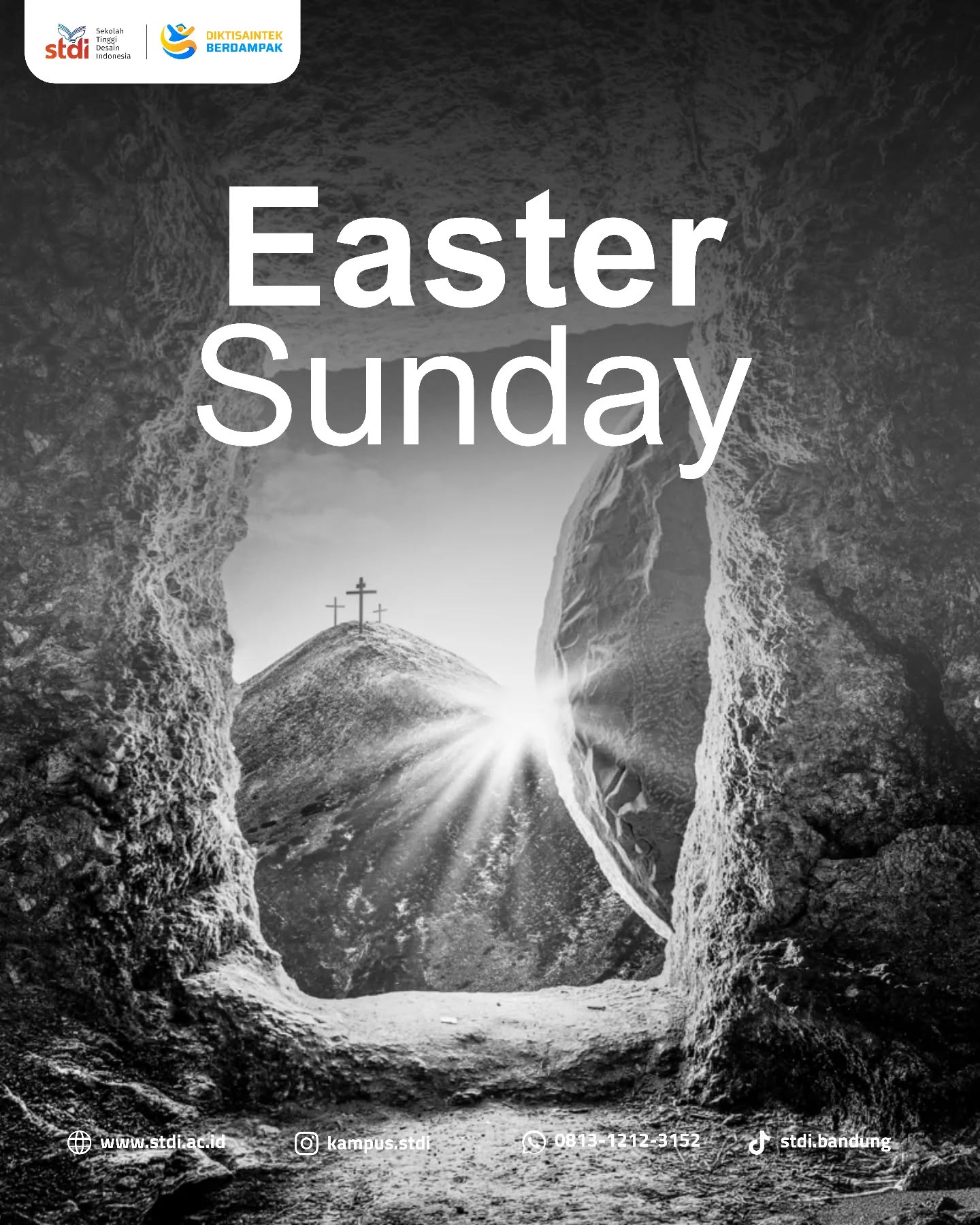 Selamat Hari Paskah!
Hari ini kita memperingati kebangkitan dan harapan baru. Paskah mengajarkan kita tentang kekuatan untuk bangkit, tentang cinta yang melampaui batas, dan tentang cahaya yang selalu hadir setelah gelap.
Semoga semangat Paskah menginspirasi kita
untuk terus berkarya, berbagi, dan memberi makna dalam setiap langkah.