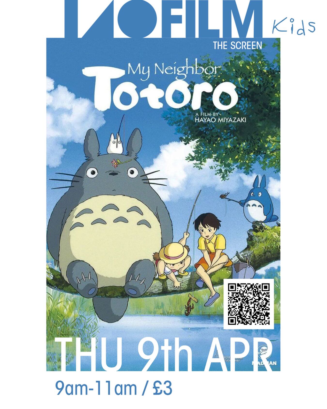 Delighted to welcome the first Kids edition of The Screen with a beautiful Studio Ghibli film - My Neighbour Totoro
📆 Thursday 9th April
⏱️9am-11am
🎟️ £3 online or OTD
☕️🫖🍿Cafe open
📍 oneforty - 140 Vaughan Road, HA1 4EB
#westharrow #filmnight #community