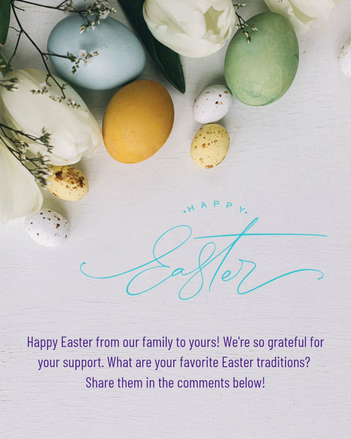 🐣 Happy Easter 🐰
We were talking about easter traditions yesterday and I love how families celebrate in different ways.
For as long as I can remember we have gone to a local duck race, followed by a roast dinner at my parents and a massive egg hunt for the whole family... adults included! We get a bit more competitive every year making the adults eggs nearly impossible to find 😅
What traditions do you have?
Comment below x